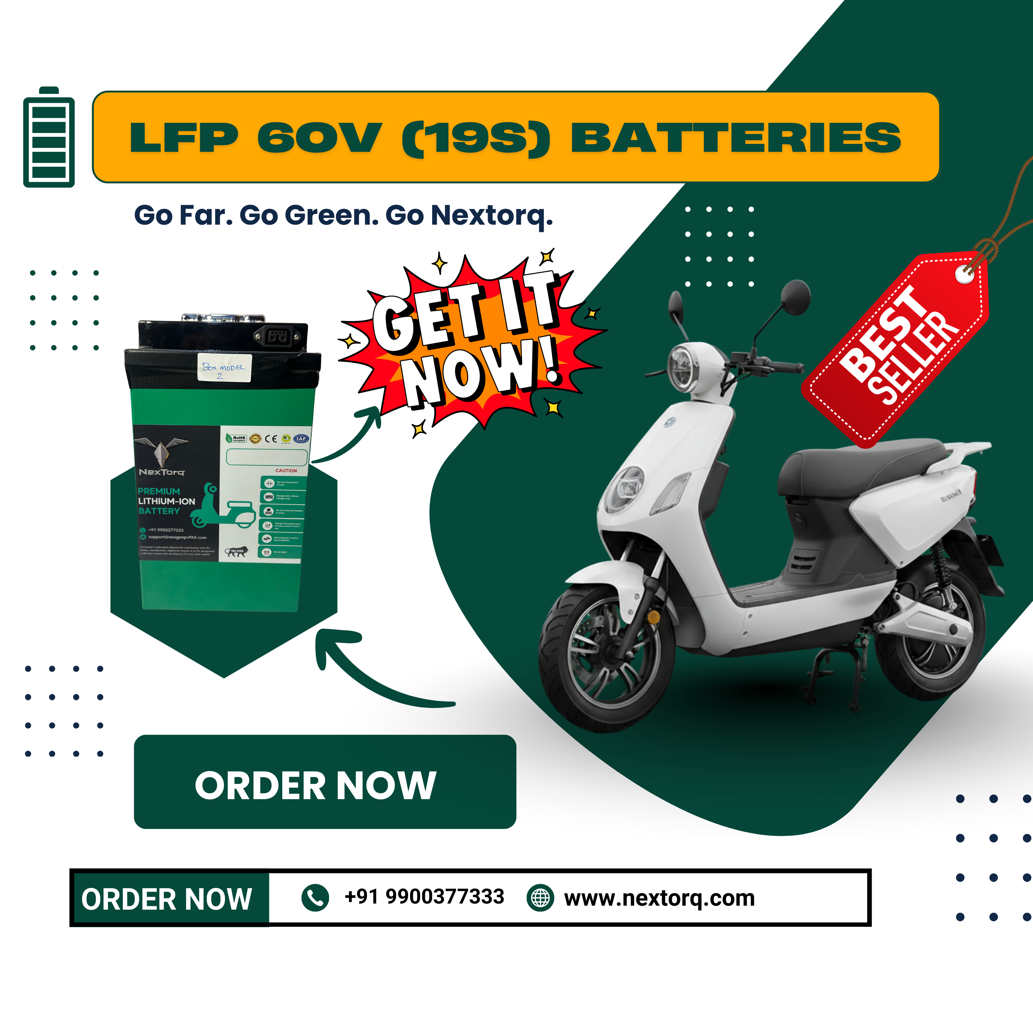 LFP 60V (19S) BATTERIES