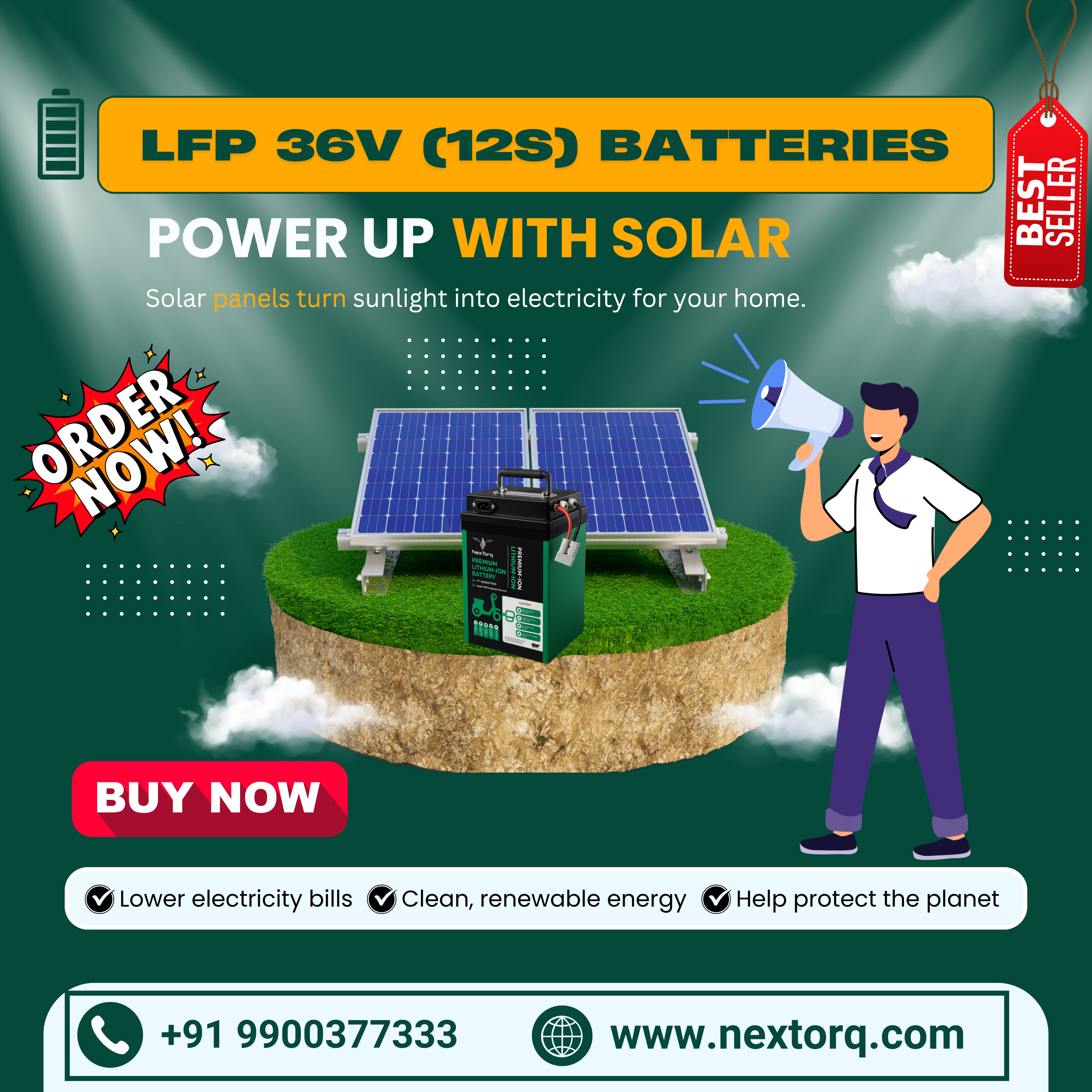 LFP 36V (12S) BATTERIES