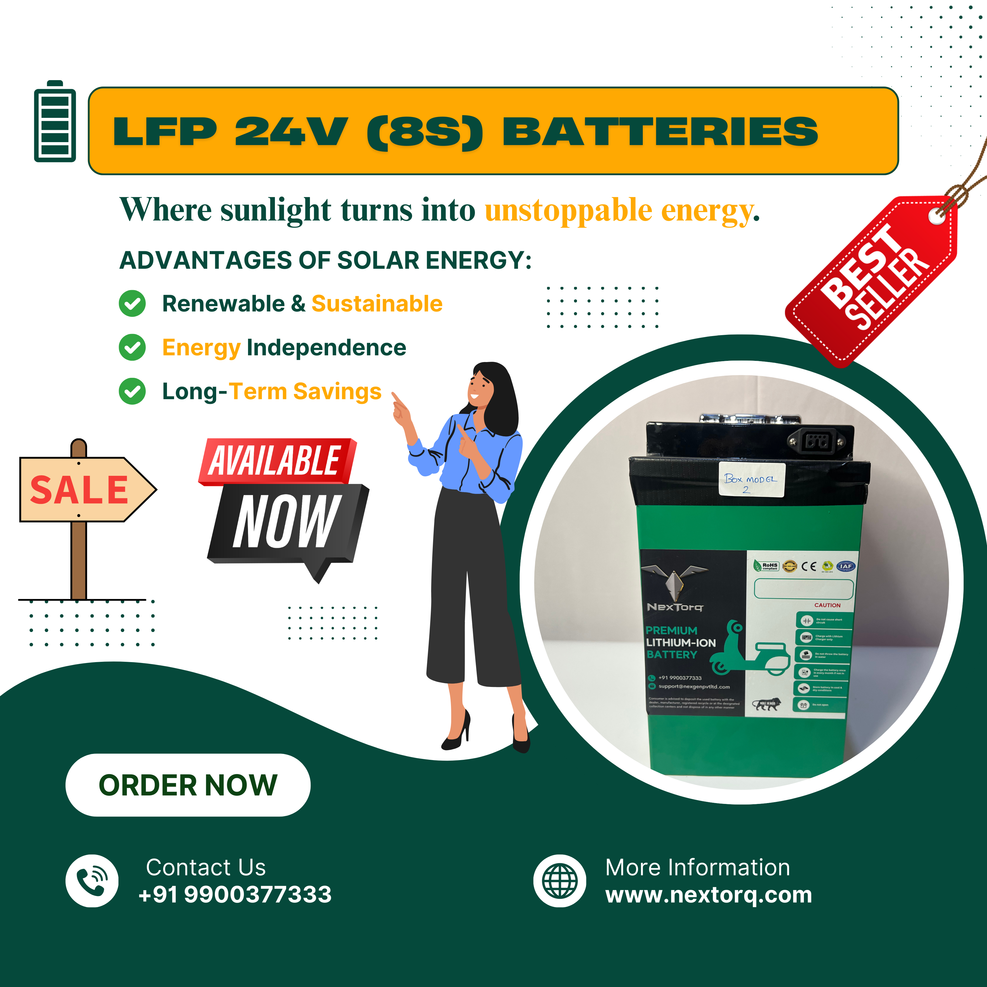 LFP 24V (8S) BATTERIES