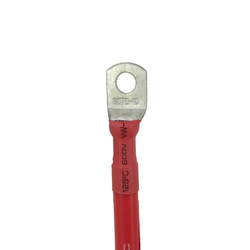 SILICON WIRE 2AWG RED WITH (SC70-6LUGS)1000MM