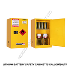 LITHIUM BATTERY SAFETY CABINET 15 GALLON/58LTR