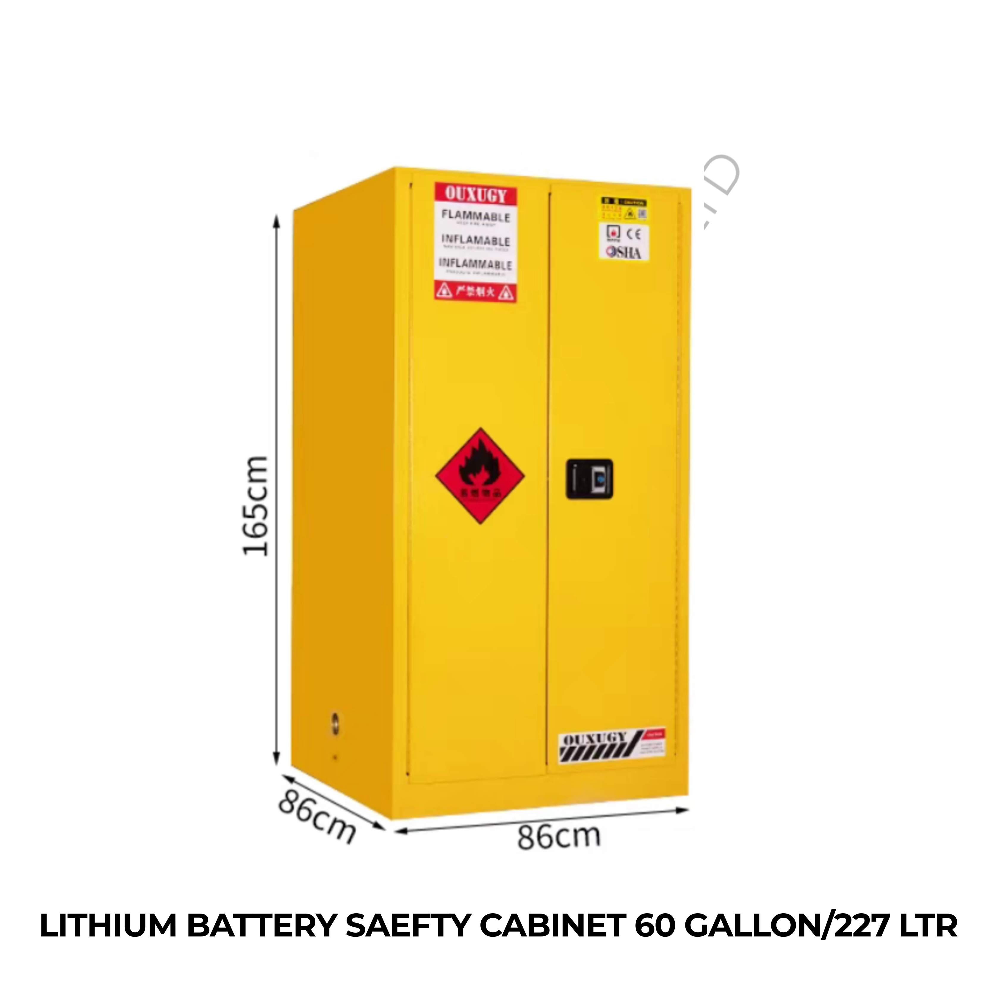 LITHIUM BATTERY SAEFTY CABINET 60 GALLON/227 LTR