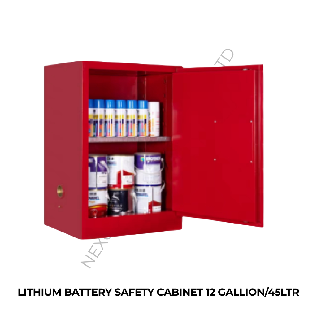 LITHIUM BATTERY SAFETY CABINET 12 GALLION/45LTR