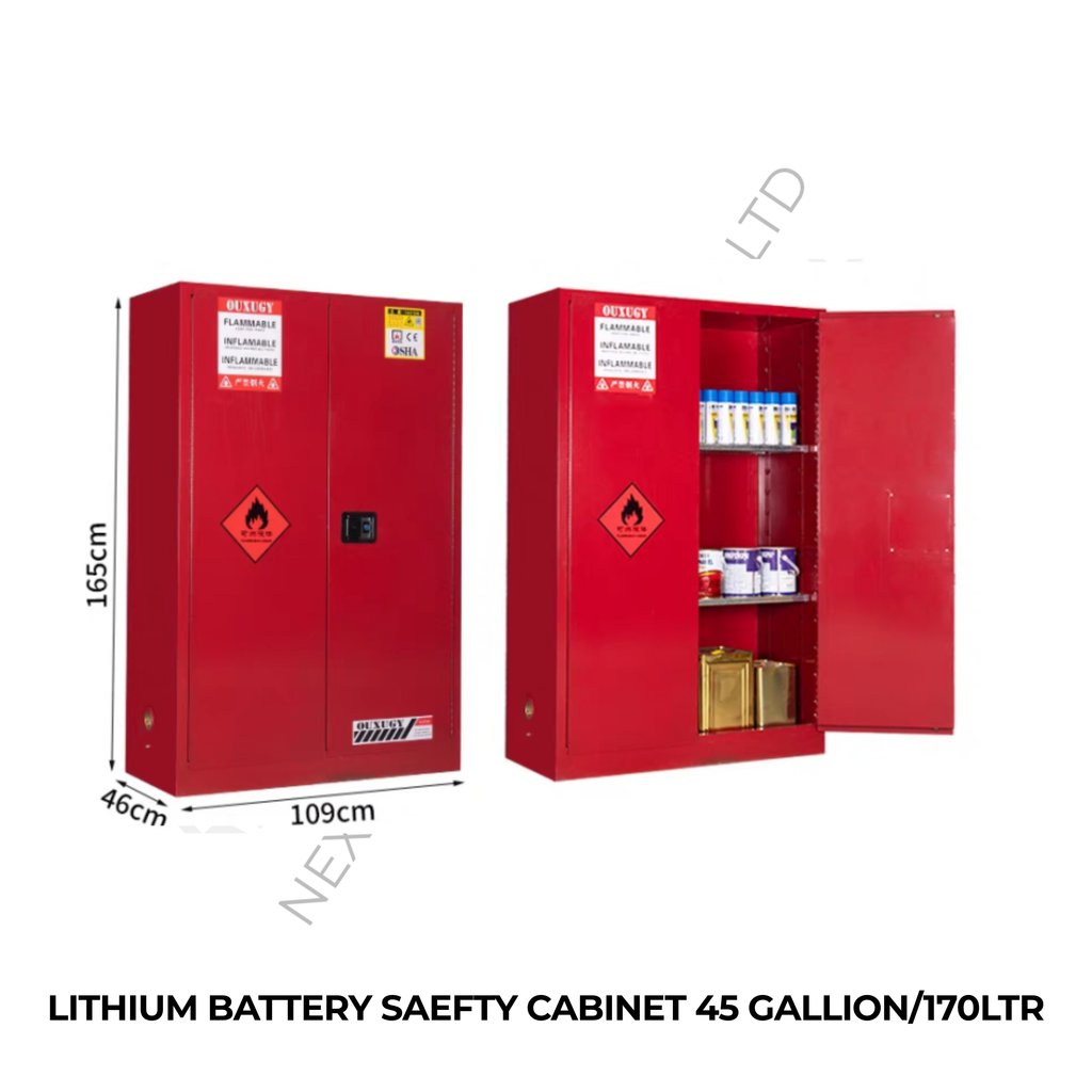 LITHIUM BATTERY SAEFTY CABINET 45 GALLION/170LTR