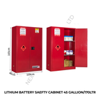 LITHIUM BATTERY SAEFTY CABINET 45 GALLION/170LTR