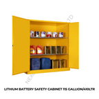 LITHIUM BATTERY SAFETY CABINET 115 GALLION/410LTR
