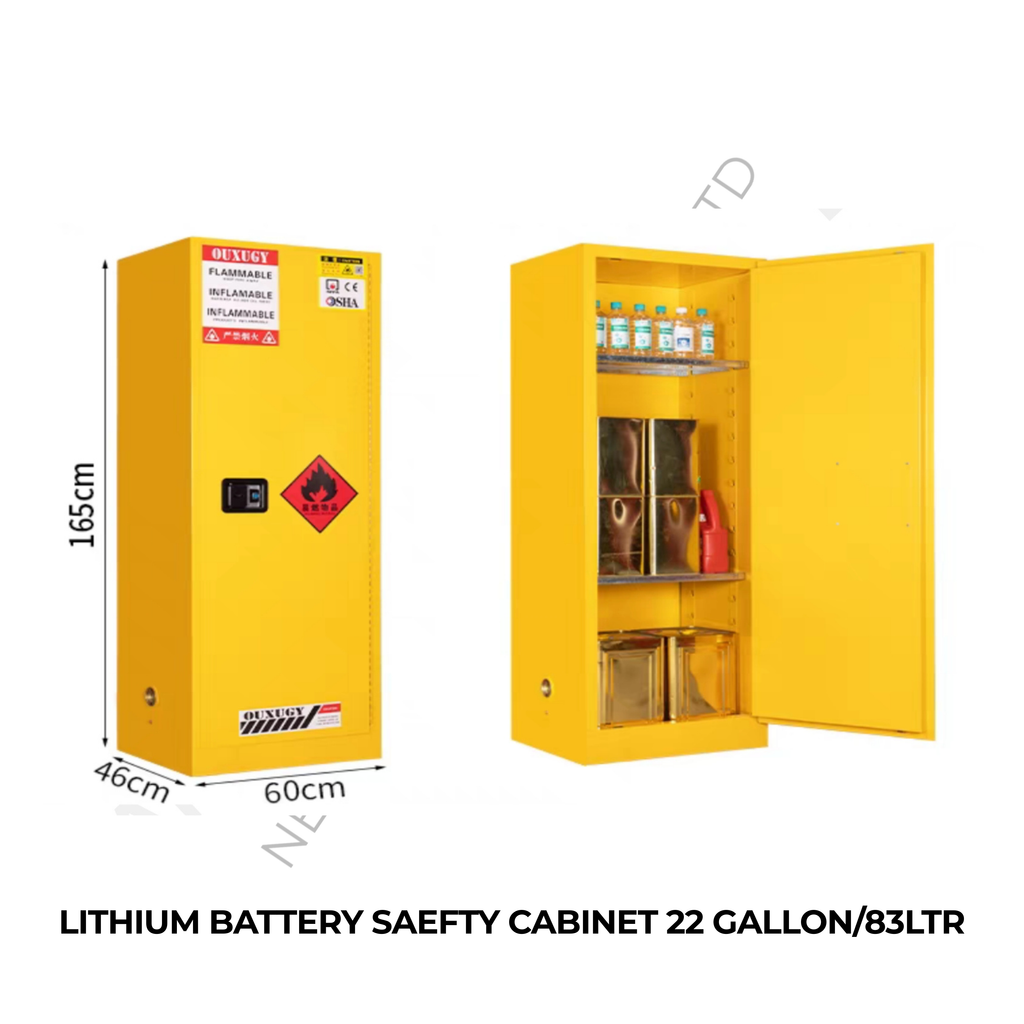 LITHIUM BATTERY SAEFTY CABINET 22 GALLON/83LTR