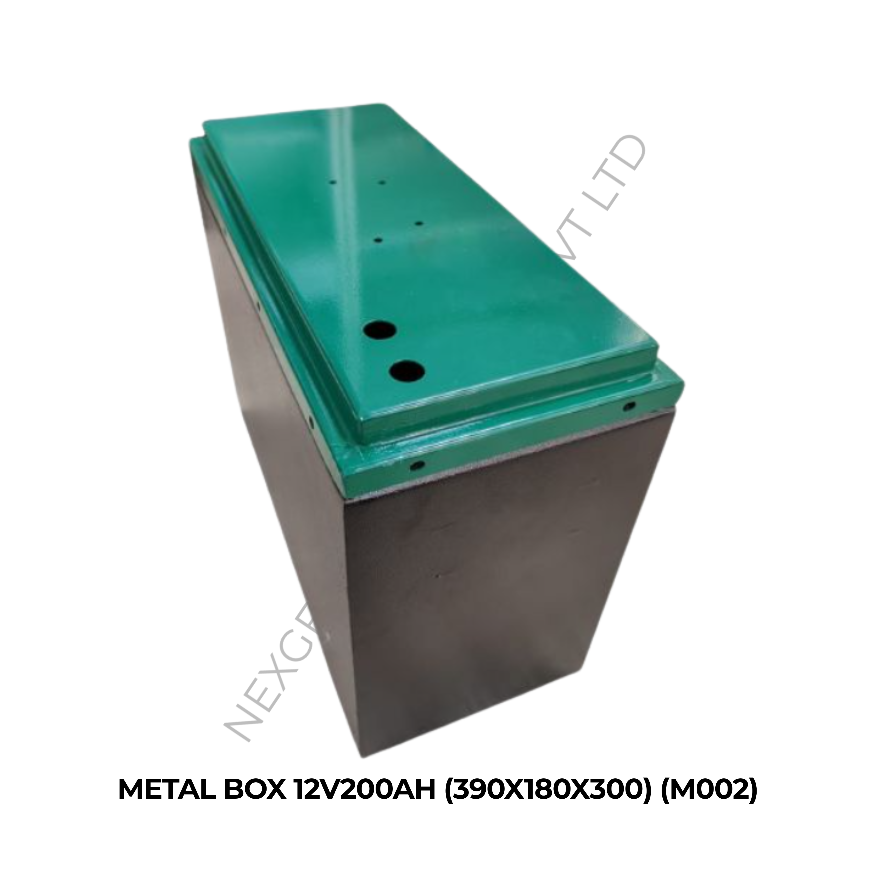 METAL BOX 12V200AH (390X180X300) (M002)