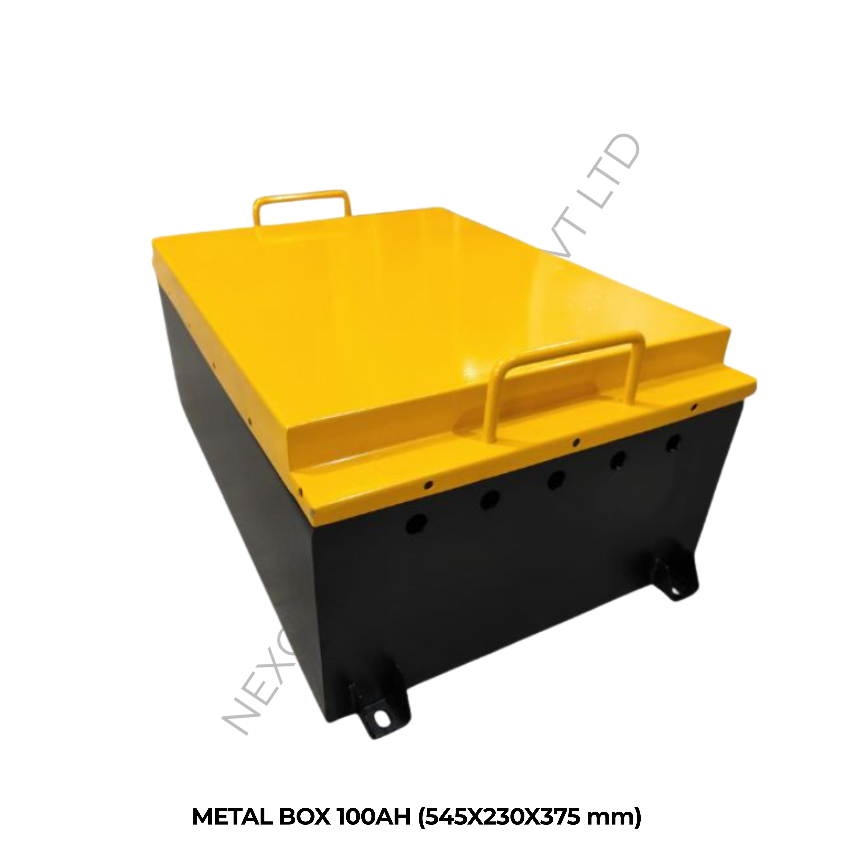 METAL BOX 100AH (545X230X375 mm)
