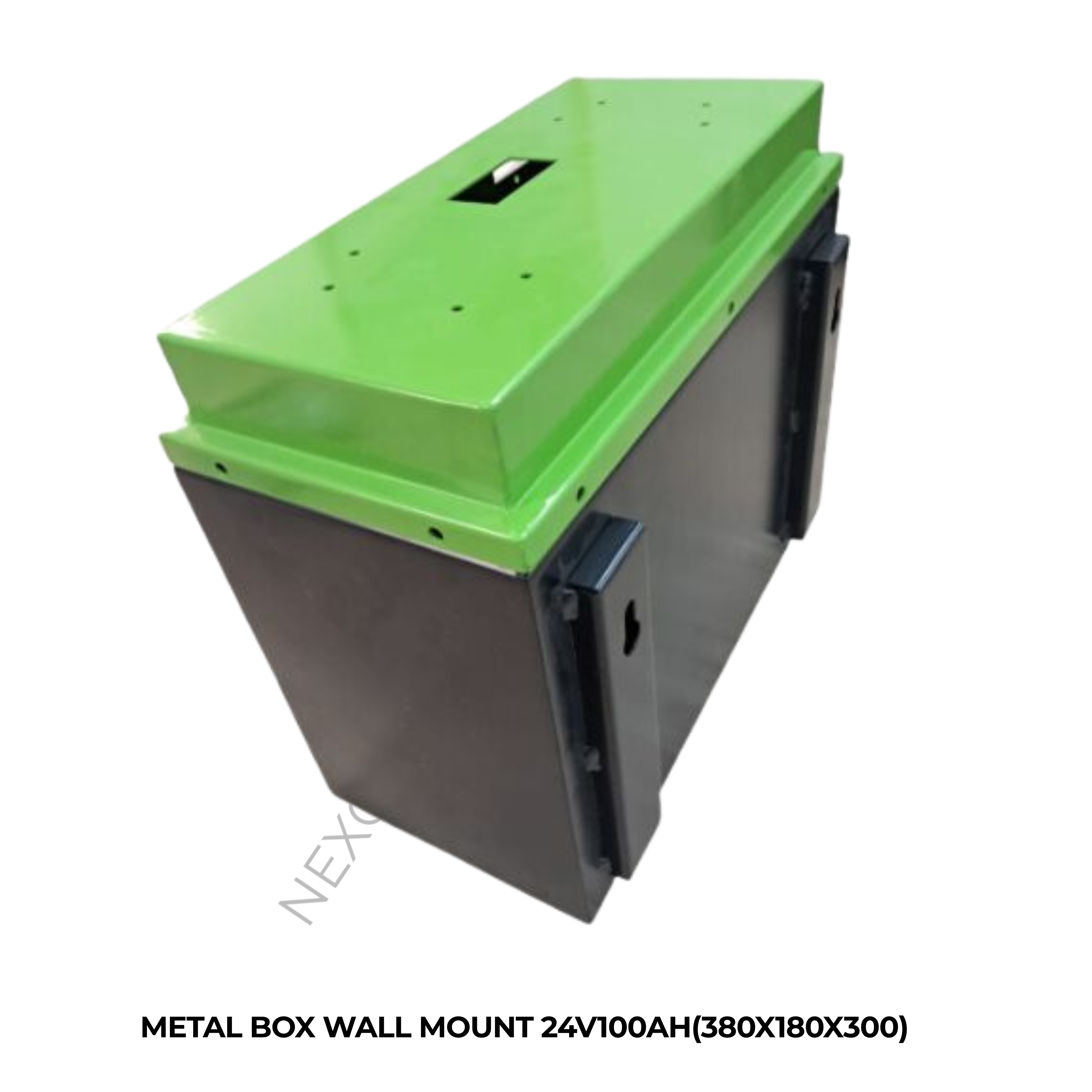 METAL BOX WALL MOUNT 24V100AH(380X180X300)