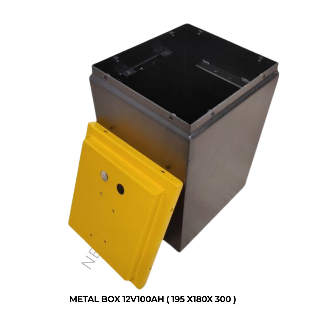 METAL BOX 12V100AH ( 195 X180X 300 )