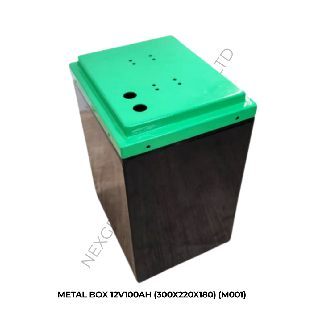 METAL BOX 12V100AH (300X220X180) (M001)