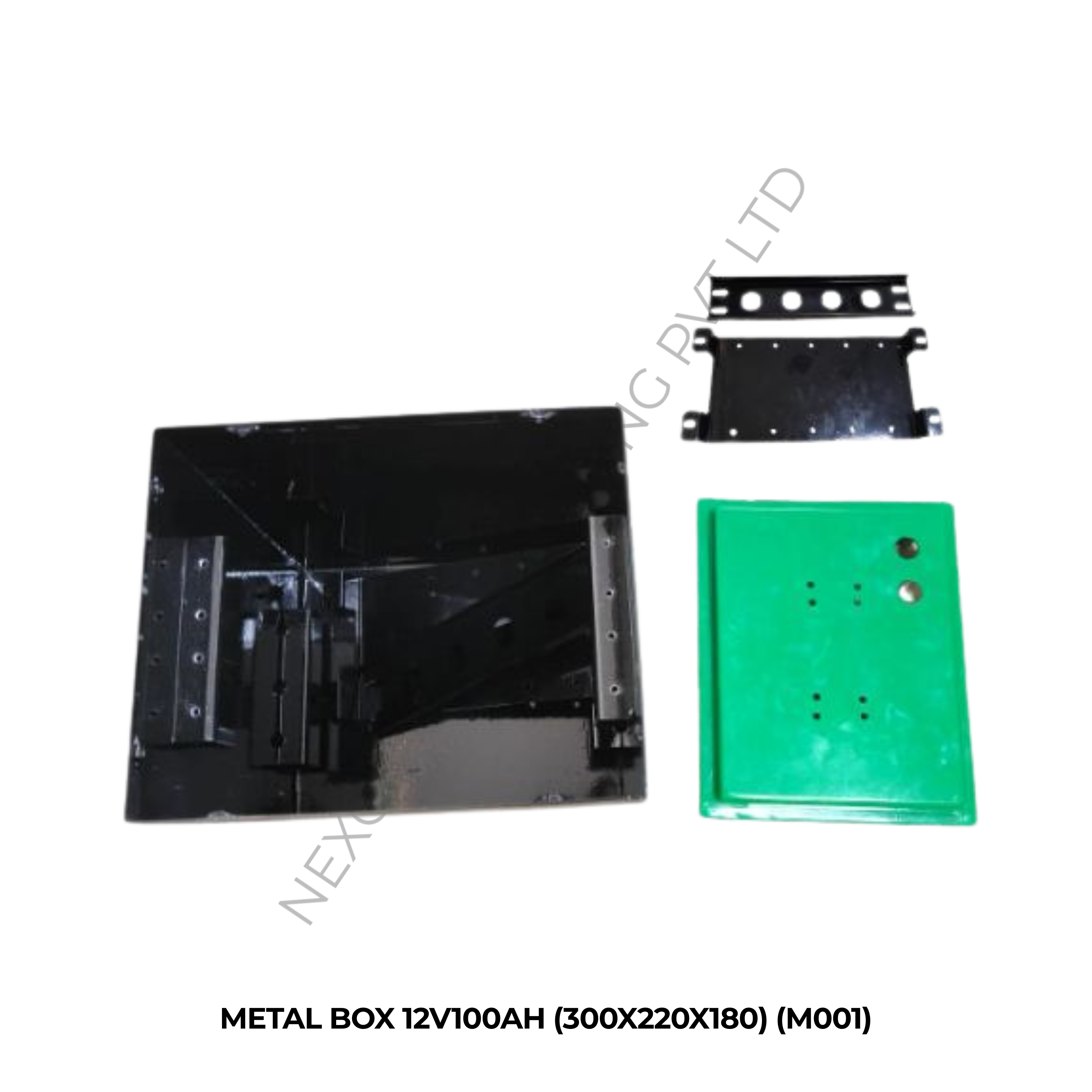 METAL BOX 12V100AH (300X220X180) (M001)