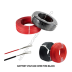 BATTERY VOLTAGE WIRE 7/36 BLACK