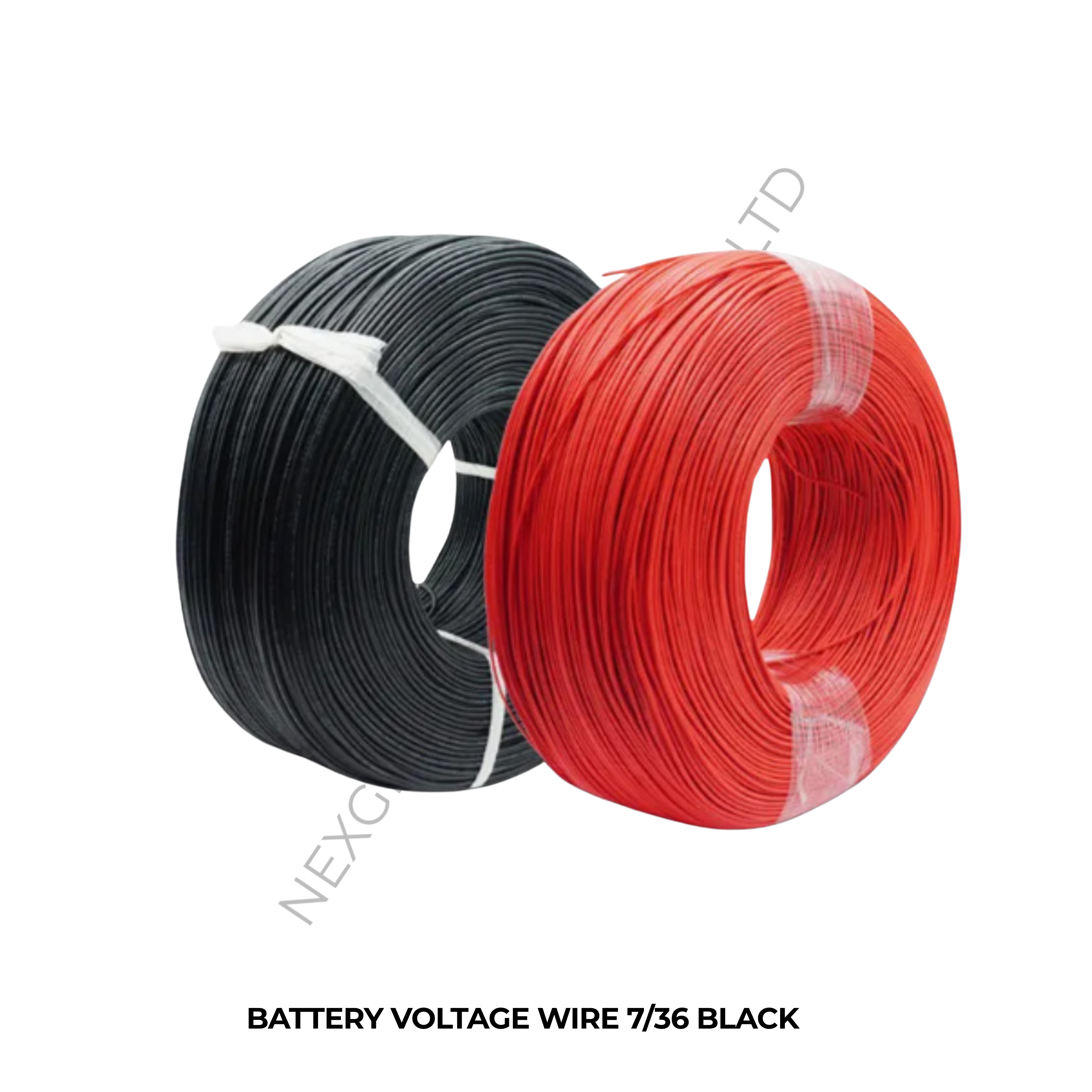 BATTERY VOLTAGE WIRE 7/36 BLACK
