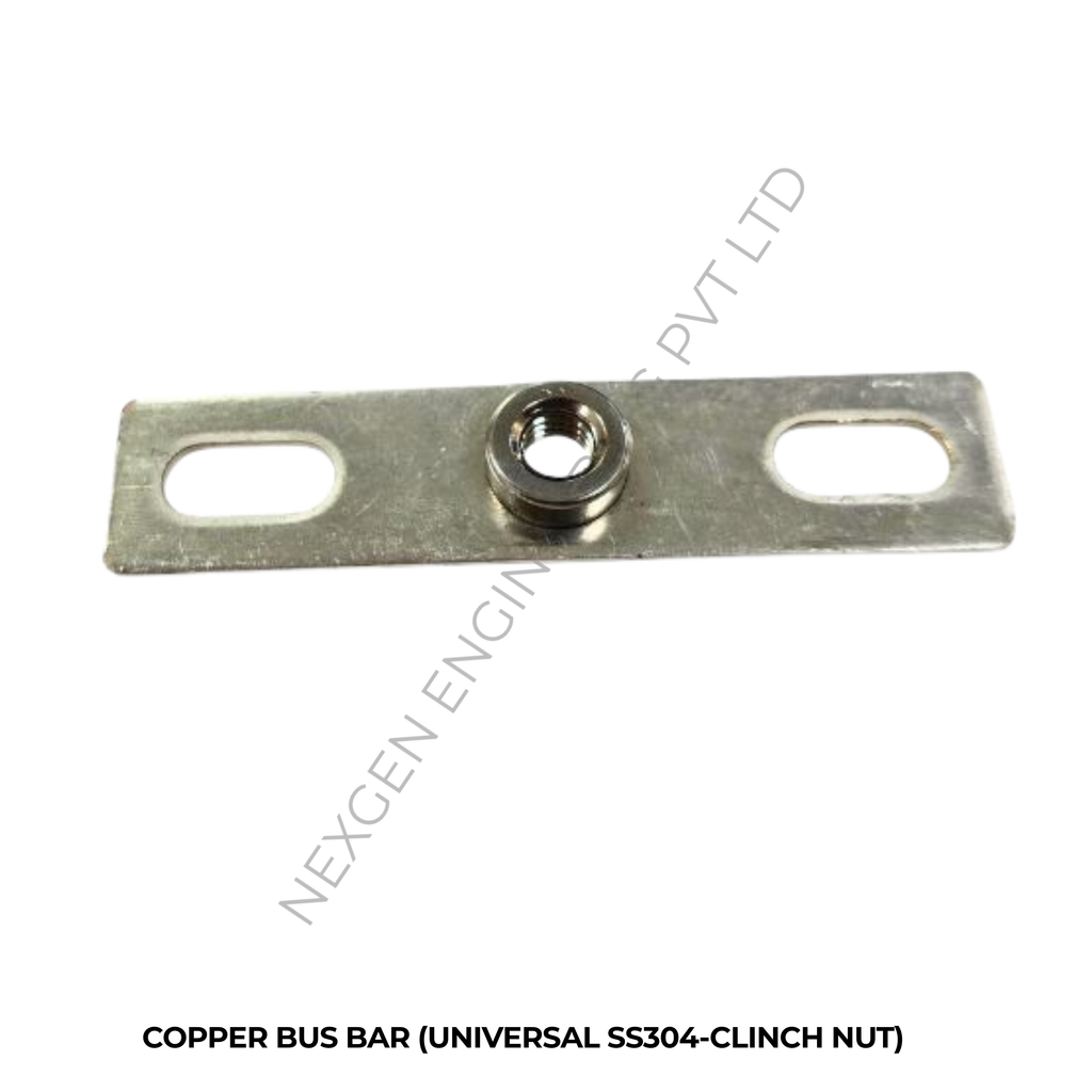 COPPER BUS BAR (UNIVERSAL SS304-CLINCH NUT)