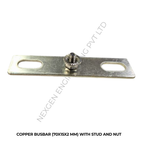 COPPER BUSBAR (70X15X2 MM) WITH STUD AND NUT