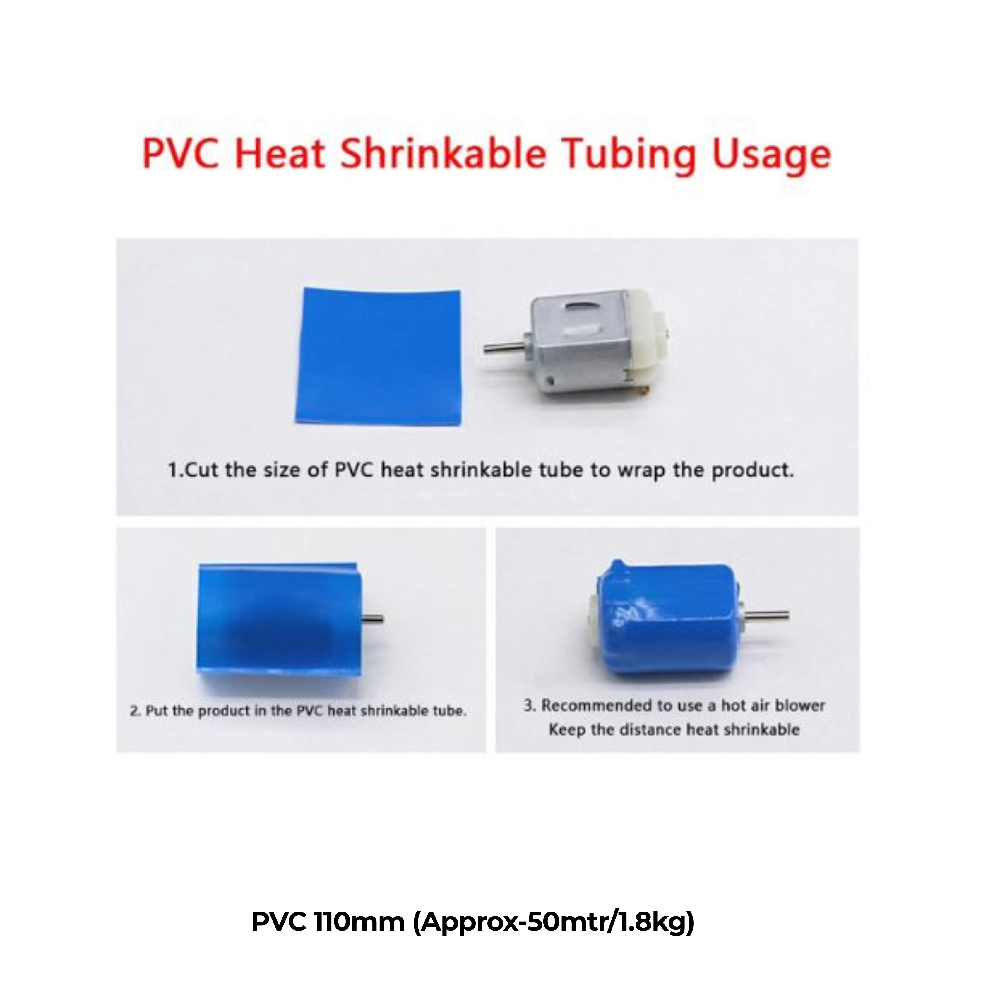 PVC 110mm (Approx-50mtr/1.8kg)