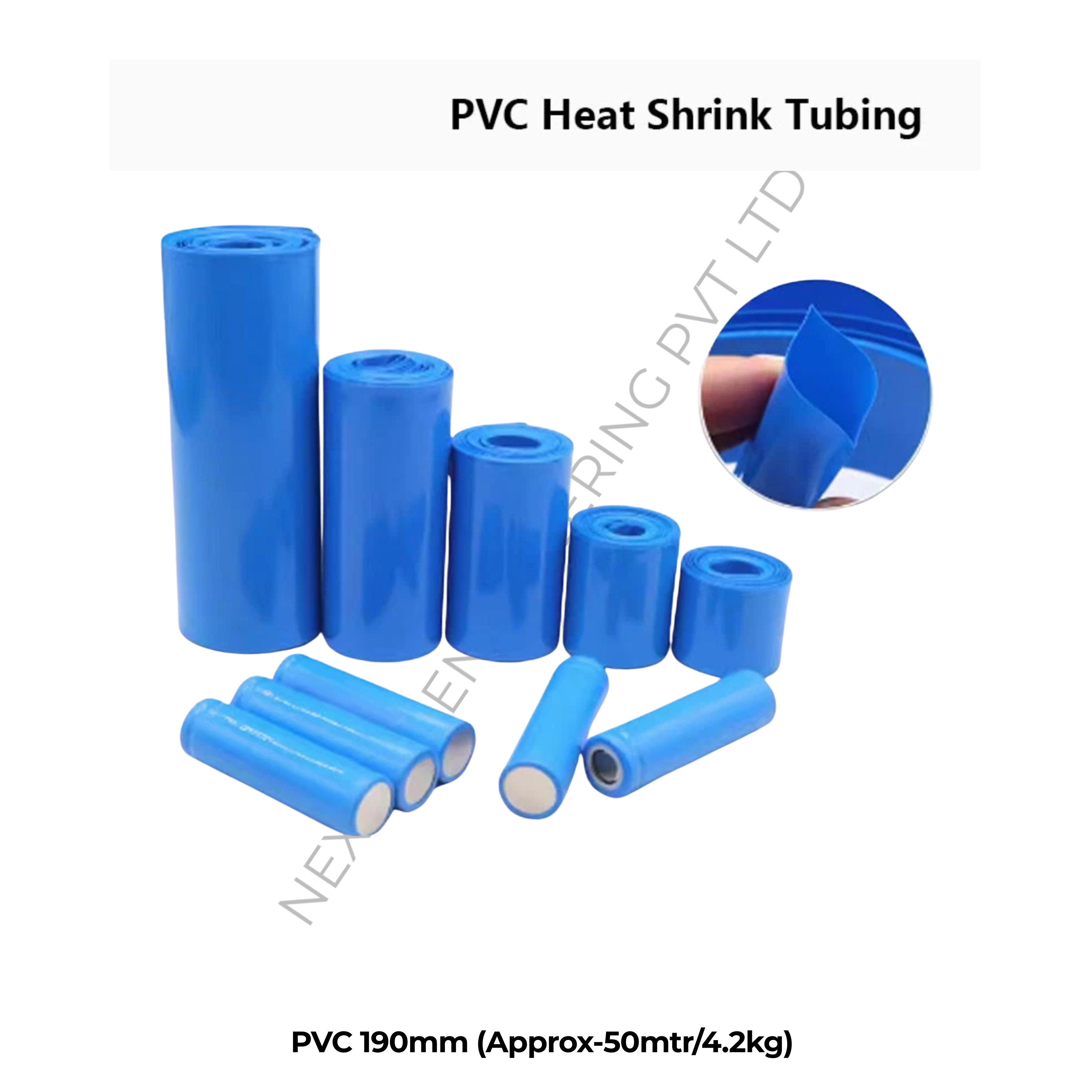 PVC 190mm (Approx-50mtr/4.2kg)