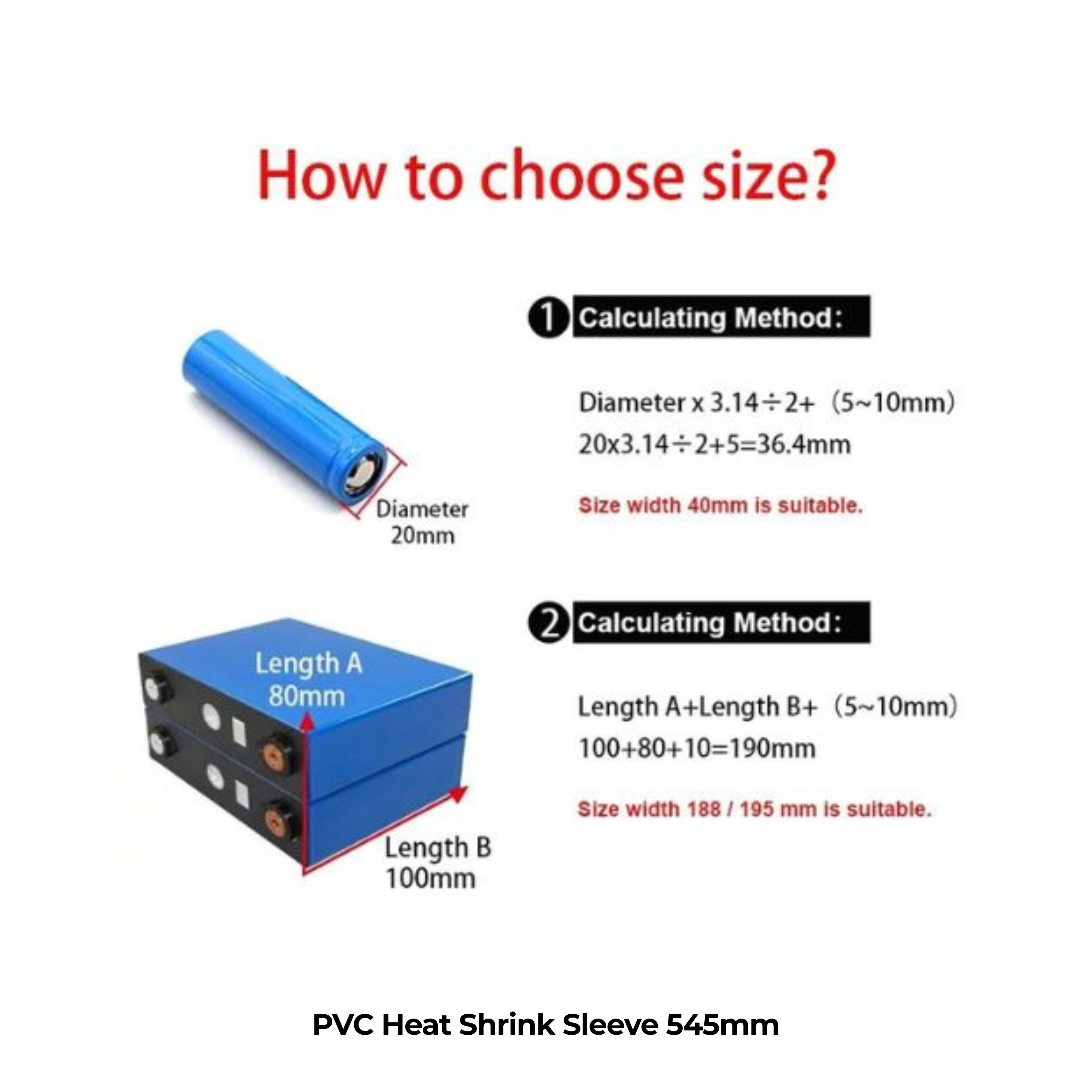 PVC Heat Shrink Sleeve 545mm