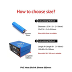 PVC Heat Shrink Sleeve 550mm
