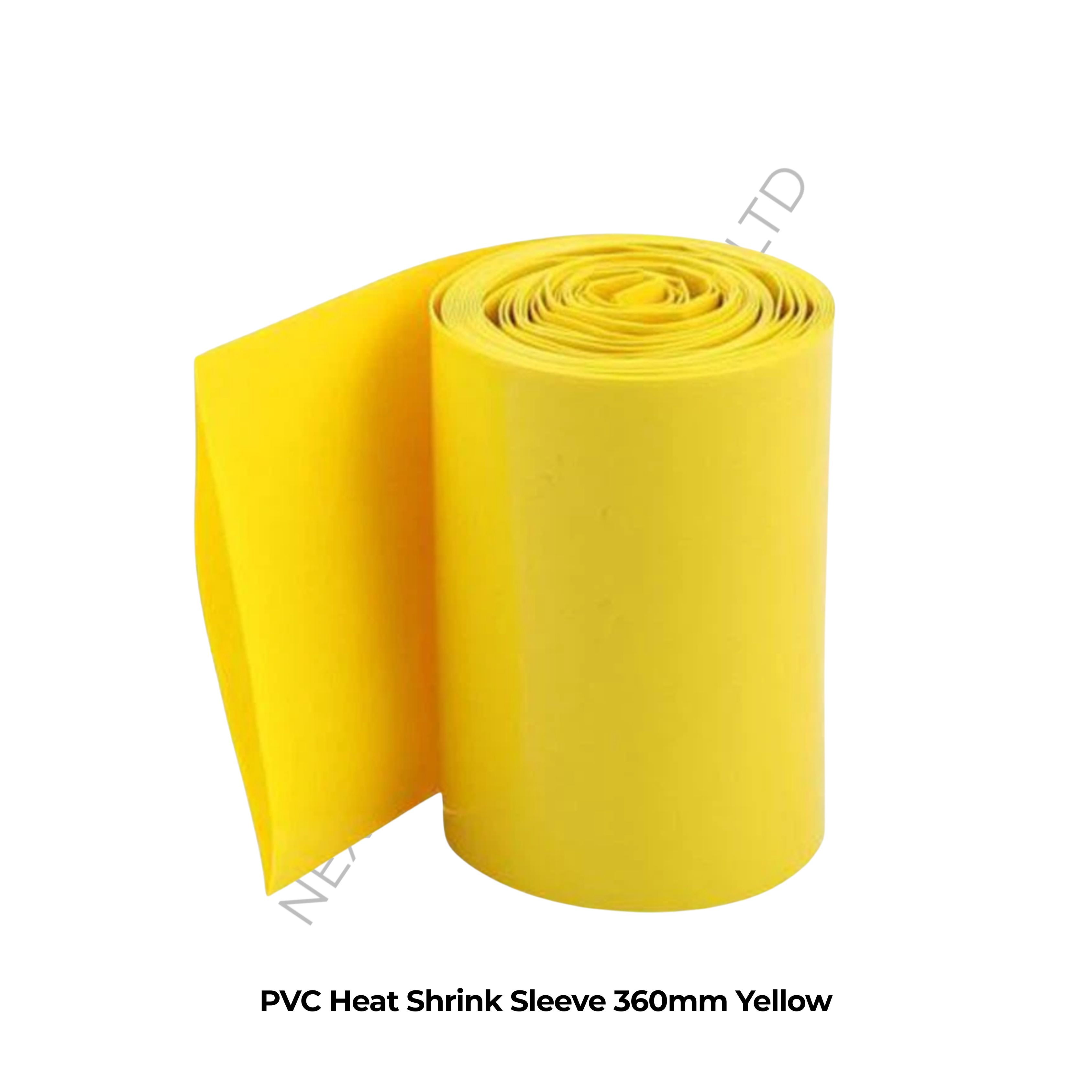 PVC Heat Shrink Sleeve 360mm Yellow