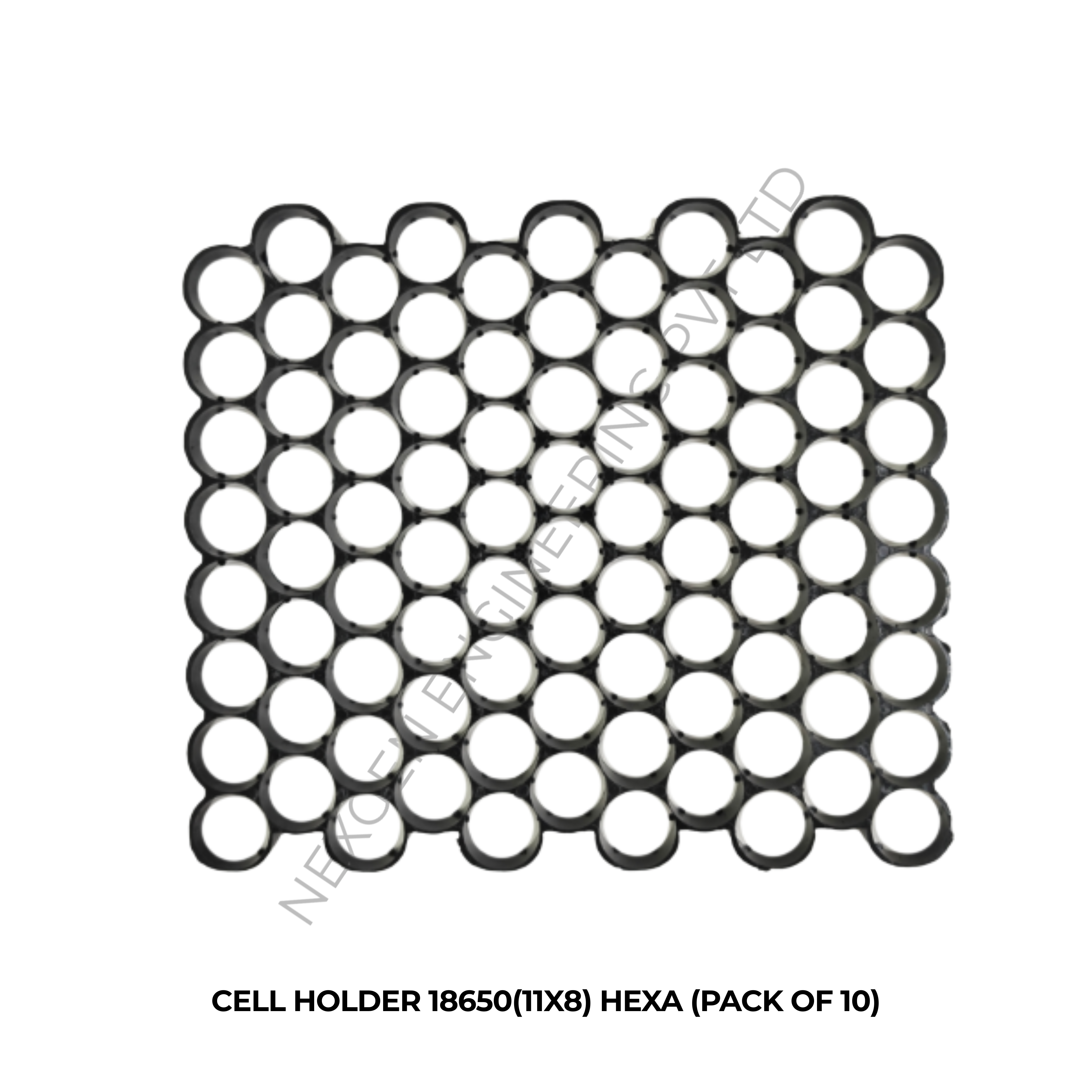 CELL HOLDER 18650(11X8) HEXA (PACK OF 10)