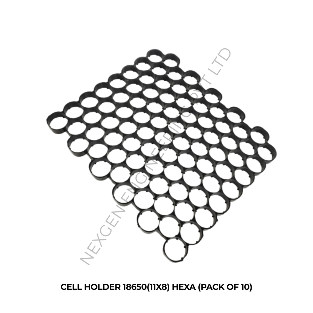 CELL HOLDER 18650(11X8) HEXA (PACK OF 10)