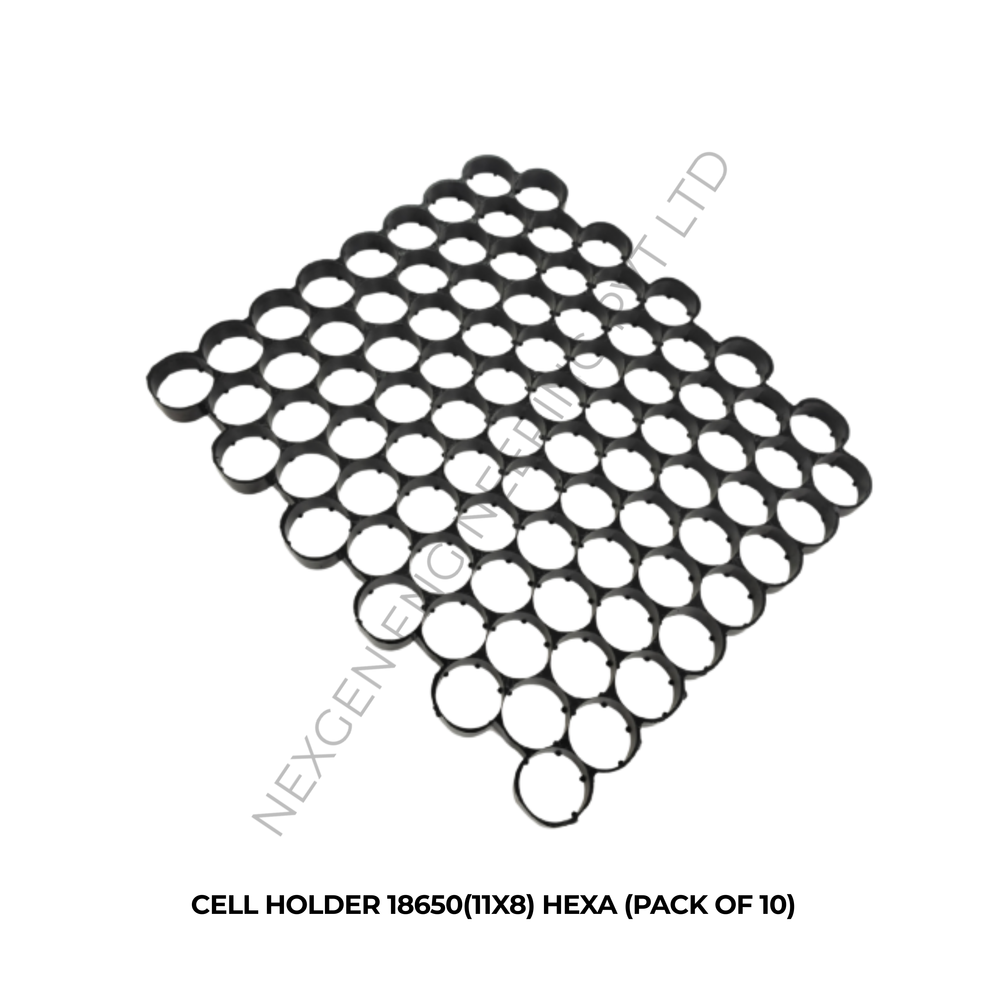 CELL HOLDER 18650(11X8) HEXA (PACK OF 10)