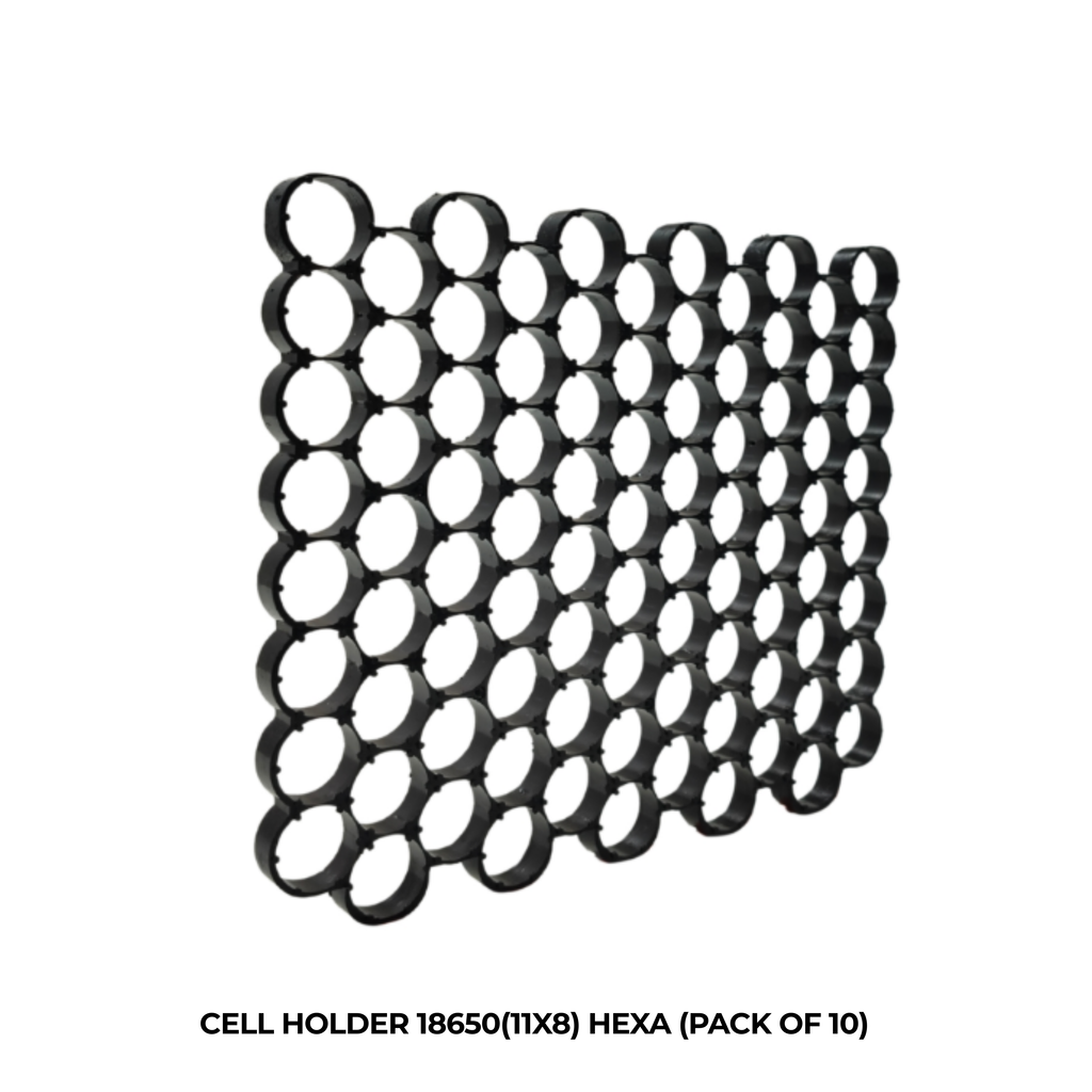 CELL HOLDER 18650(11X8) HEXA (PACK OF 10)