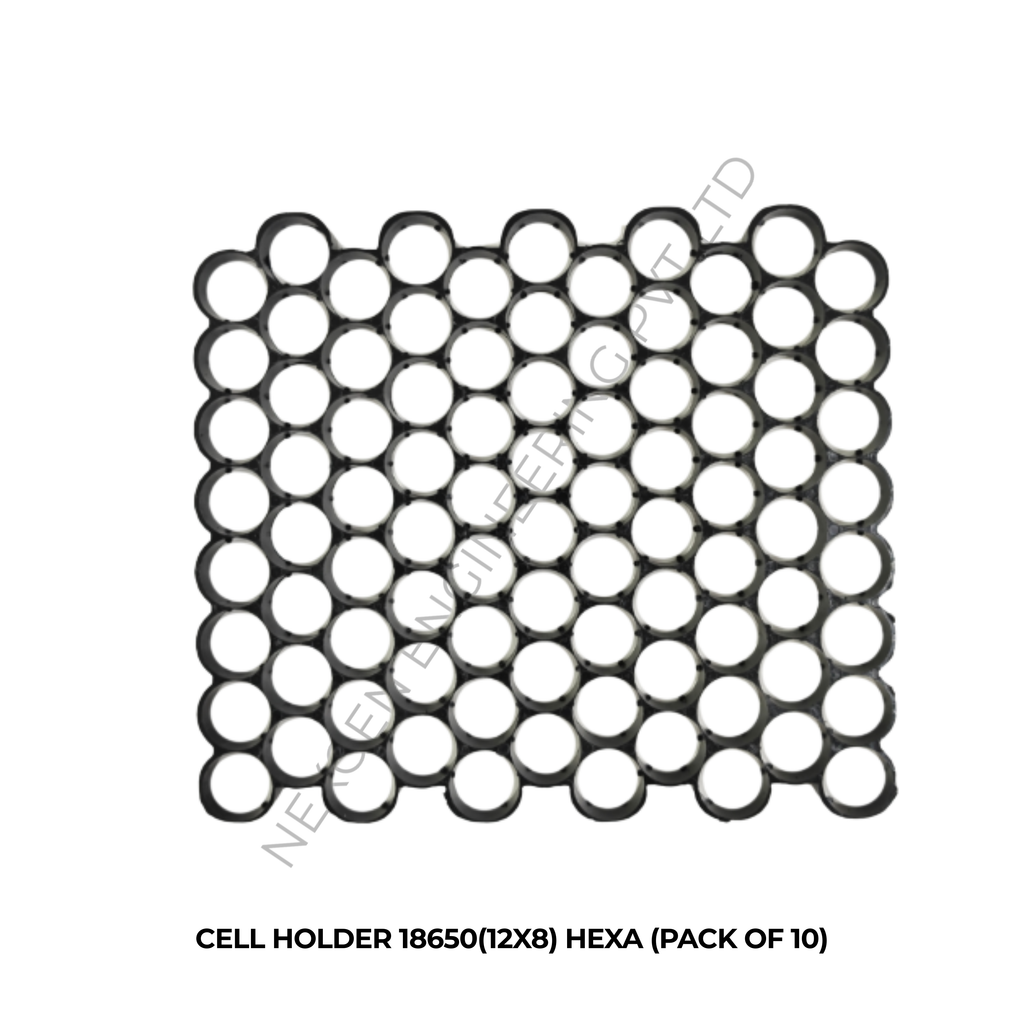 CELL HOLDER 18650(12X8) HEXA (PACK OF 10)