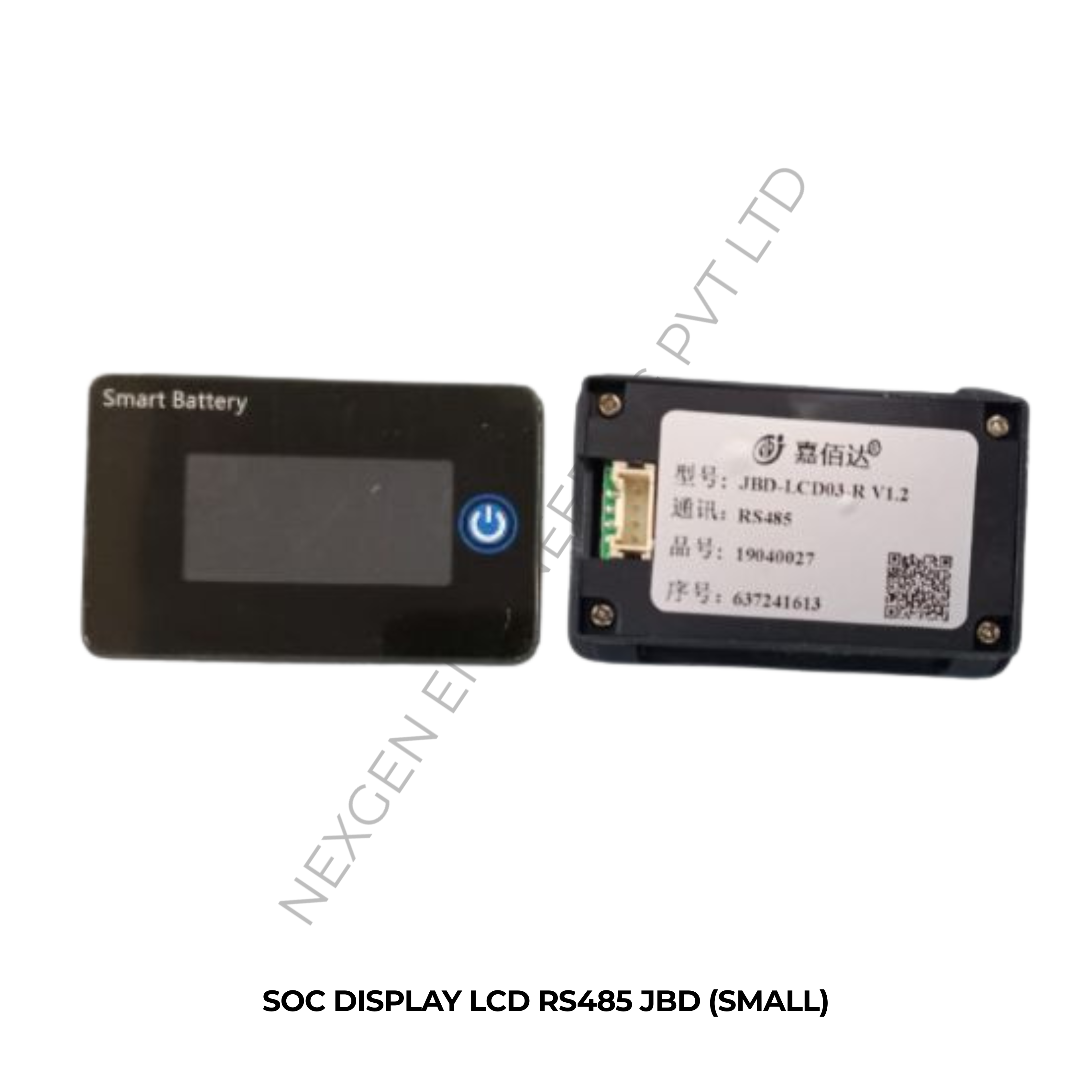 SOC DISPLAY LCD RS485 JBD (SMALL)