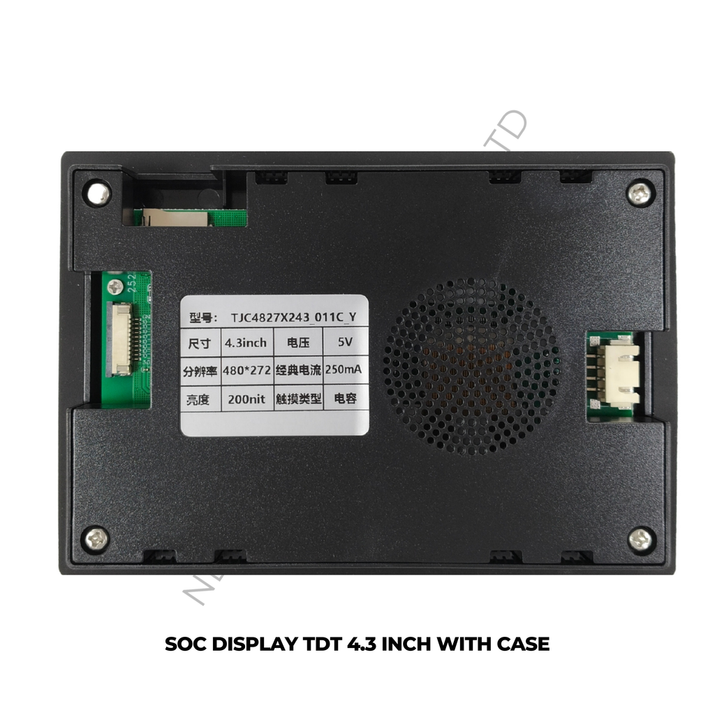 SOC DISPLAY TDT 4.3 INCH WITH CASE