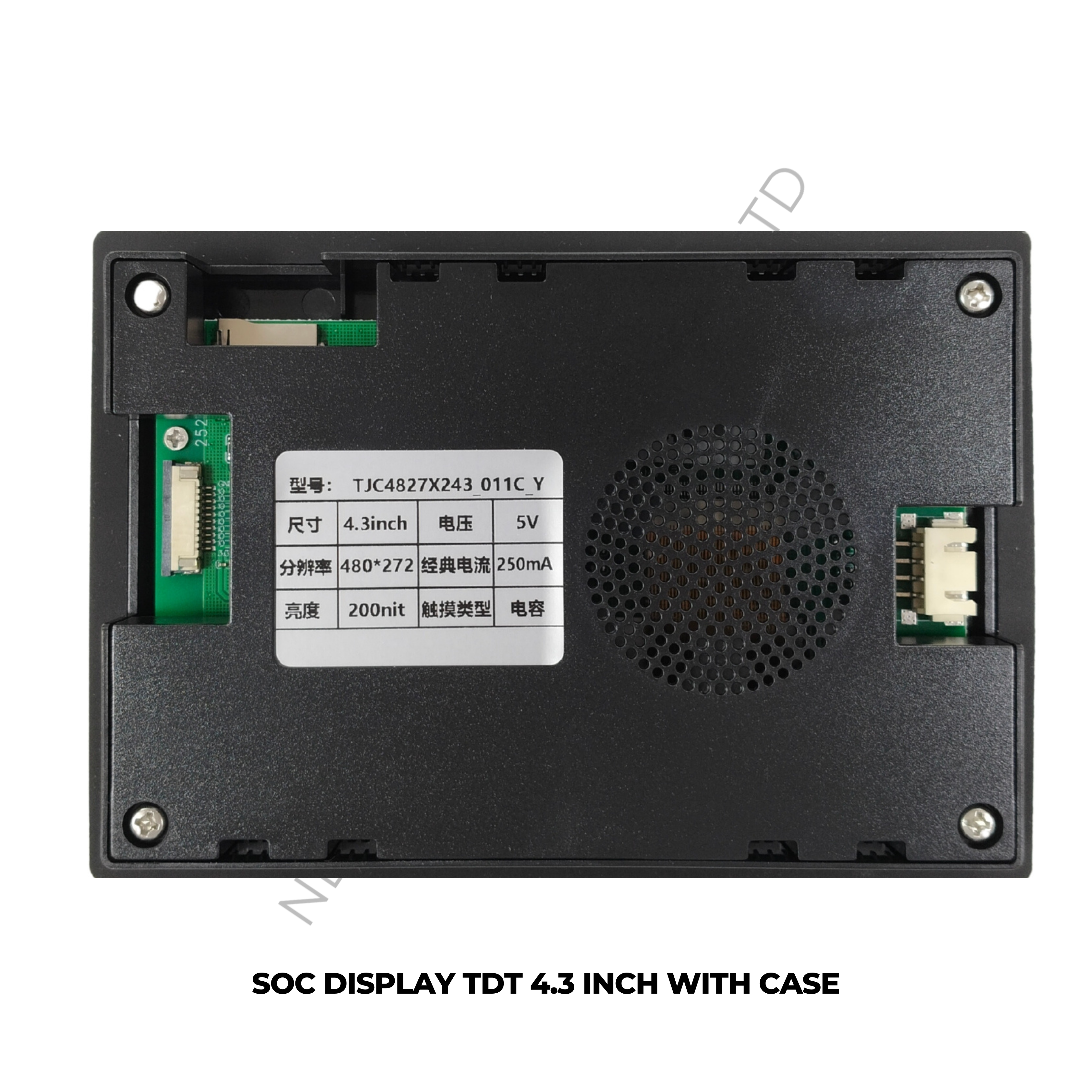SOC DISPLAY TDT 4.3 INCH WITH CASE