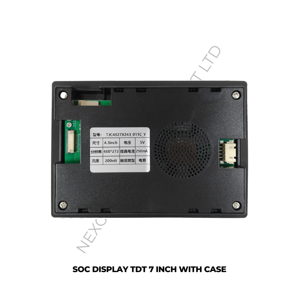 SOC DISPLAY TDT 7 INCH WITH CASE