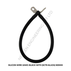 SILICON WIRE 2AWG BLACK WITH (SC70-6LUGS) 500MM