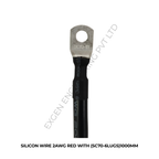SILICON WIRE 2AWG BLACK WITH (SC70-6LUGS)1000MM