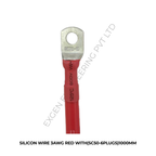 SILICON WIRE 3AWG RED WITH(SC50-6PLUGS)1000MM