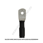 SILICON WIRE 3AWG BLACK WITH (SC50-6LUGS)1000MM