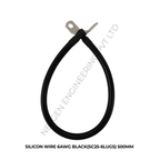 SILICON WIRE 6AWG BLACK(SC25-6LUGS) 500MM