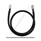 SILICON WIRE 6AWG BLACK(SC25-6LUGS) 1000MM