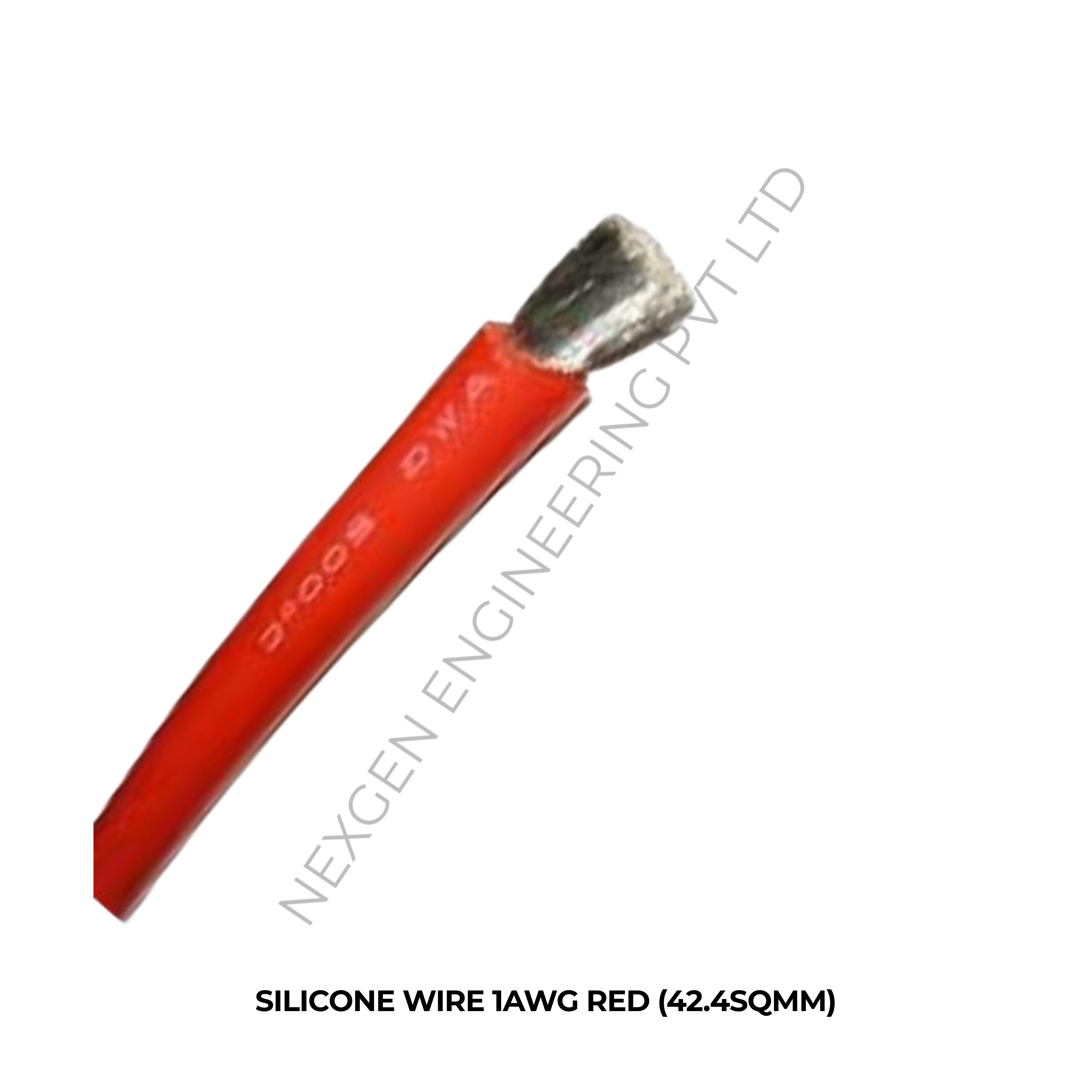 SILICONE WIRE 1AWG RED (42.4SQMM)