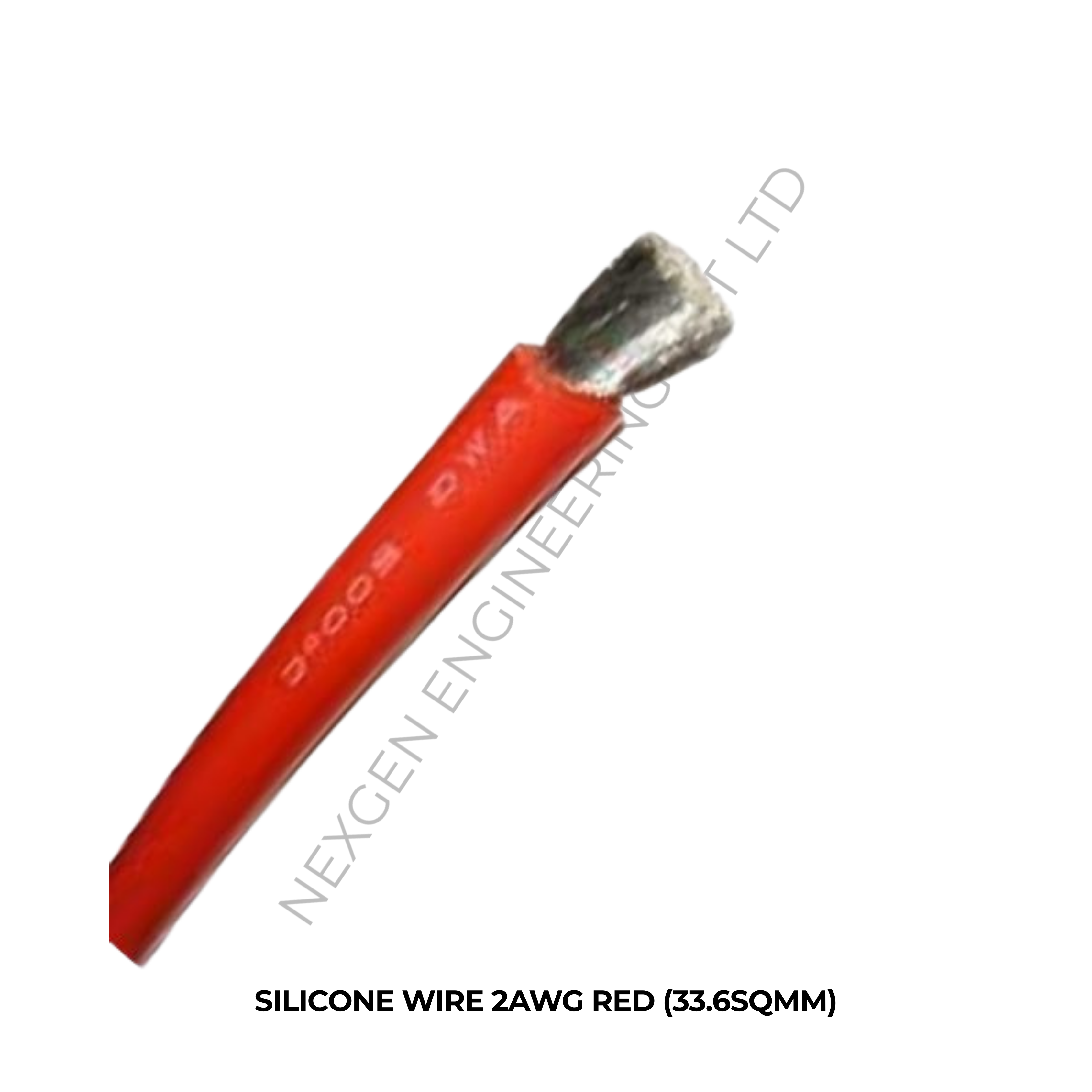 SILICONE WIRE 2AWG RED (33.6SQMM)