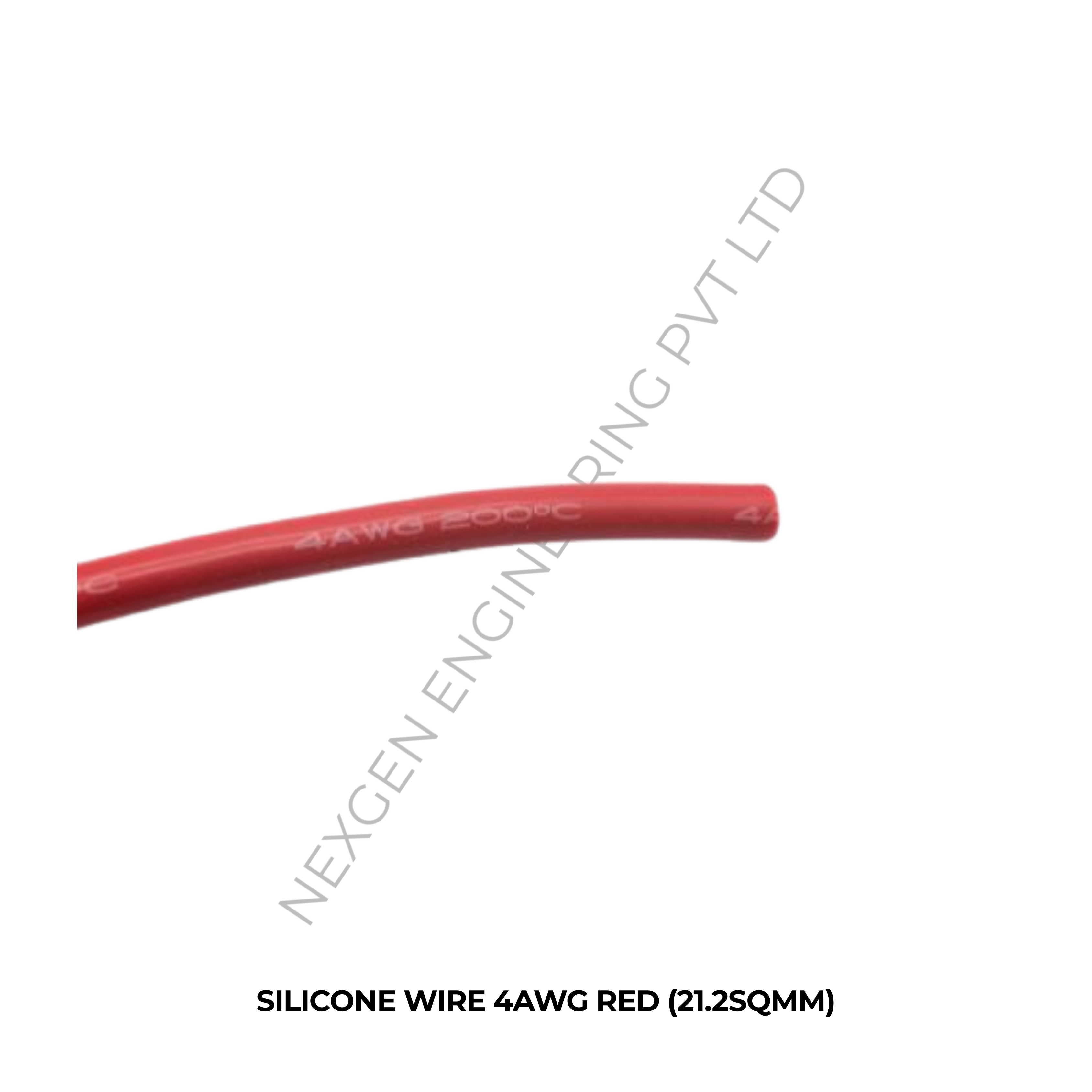 SILICONE WIRE 4AWG RED (21.2SQMM)