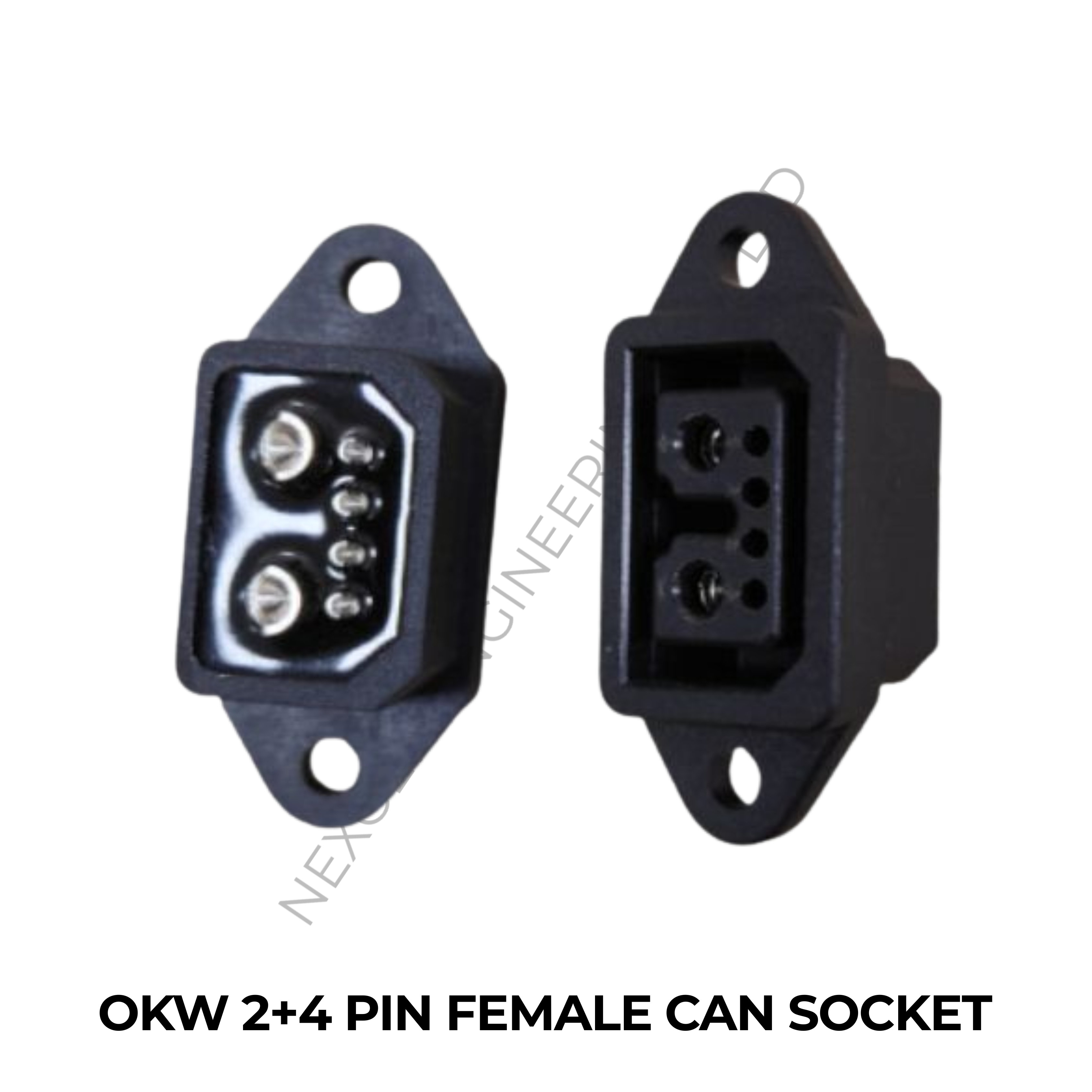 OKW 2+4 PIN FEMALE CAN SOCKET