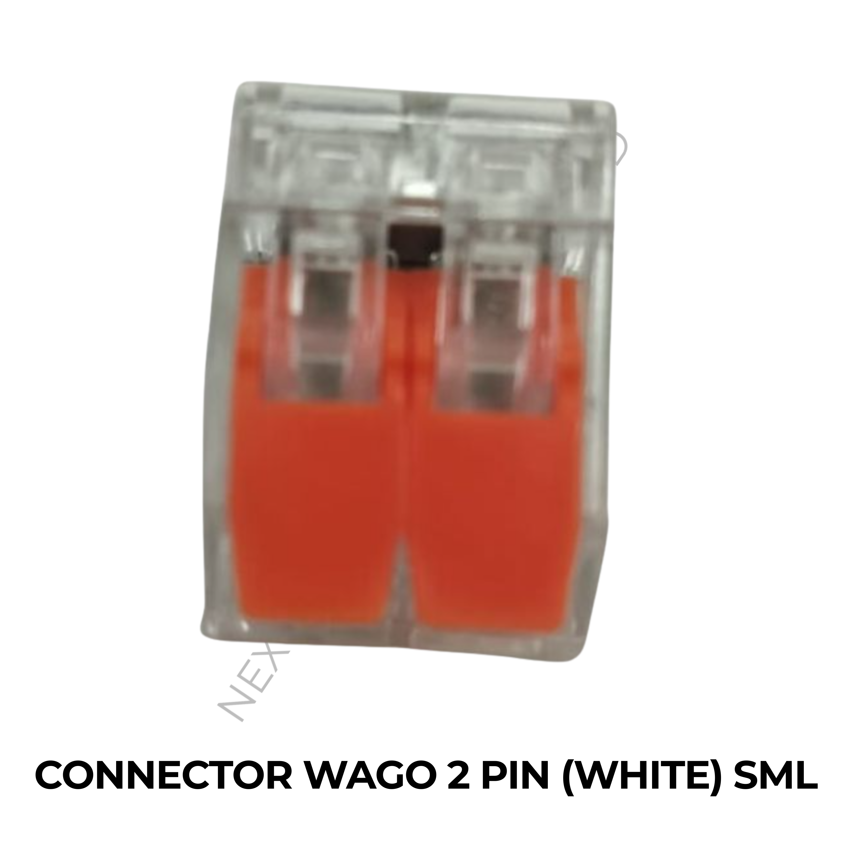 CONNECTOR WAGO 2 PIN (WHITE) SML