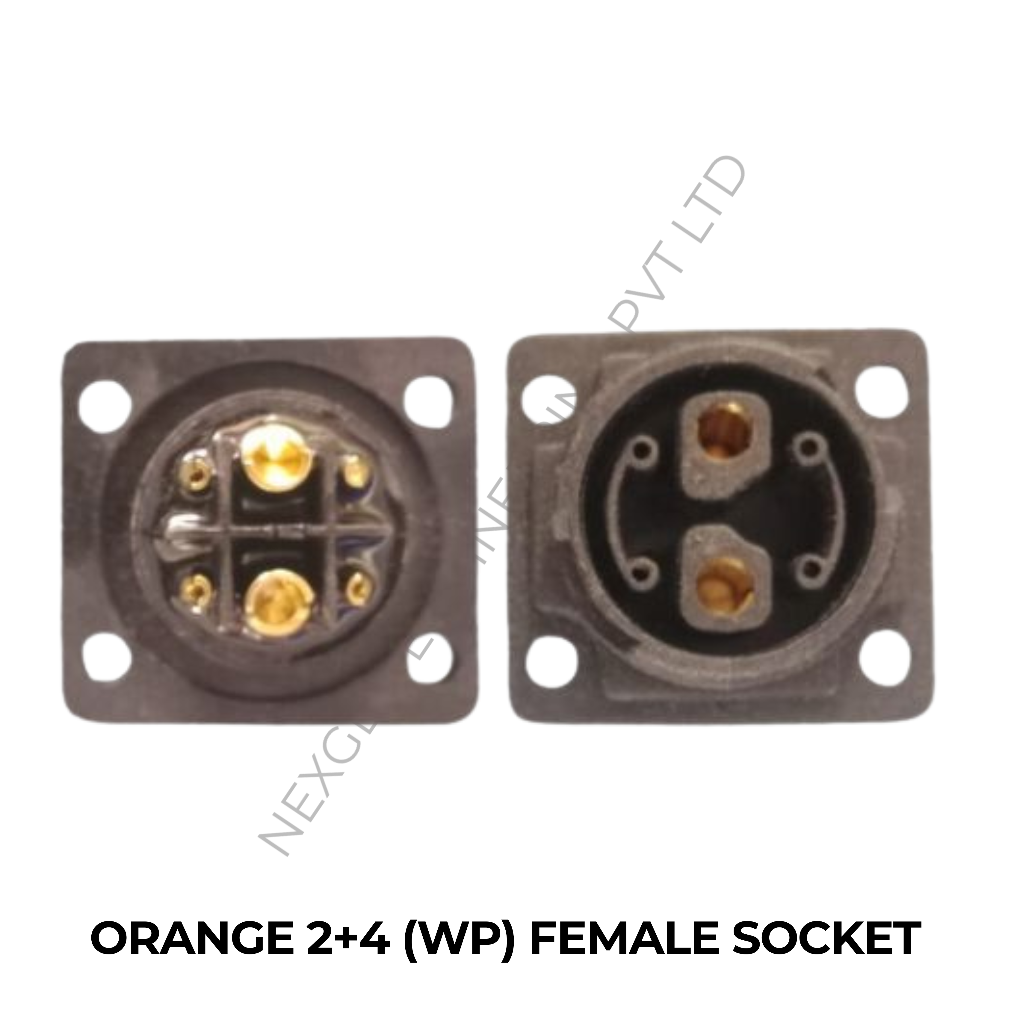 ORANGE 2+4 (WP) FEMALE SOCKET