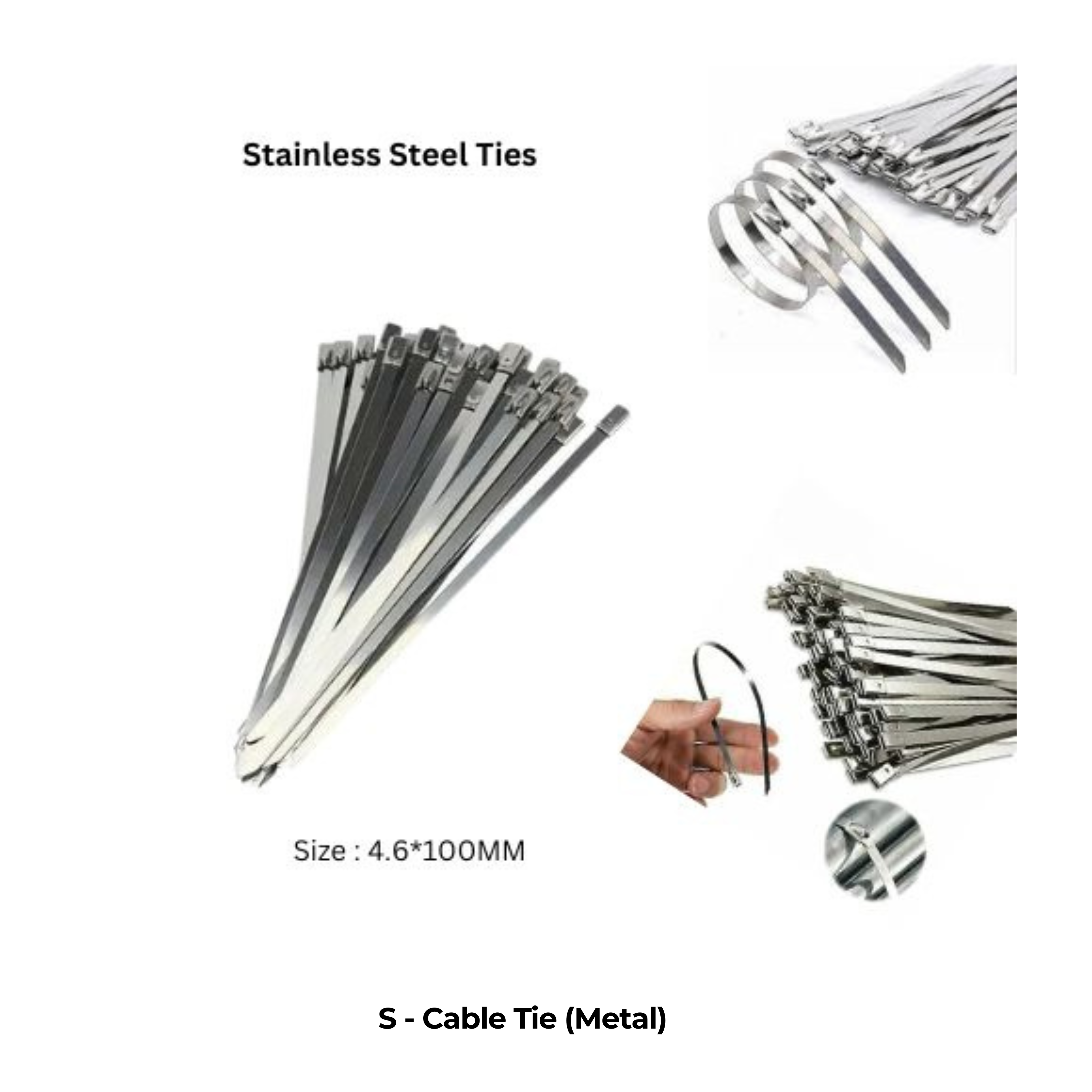 S - Cable Tie (Metal)