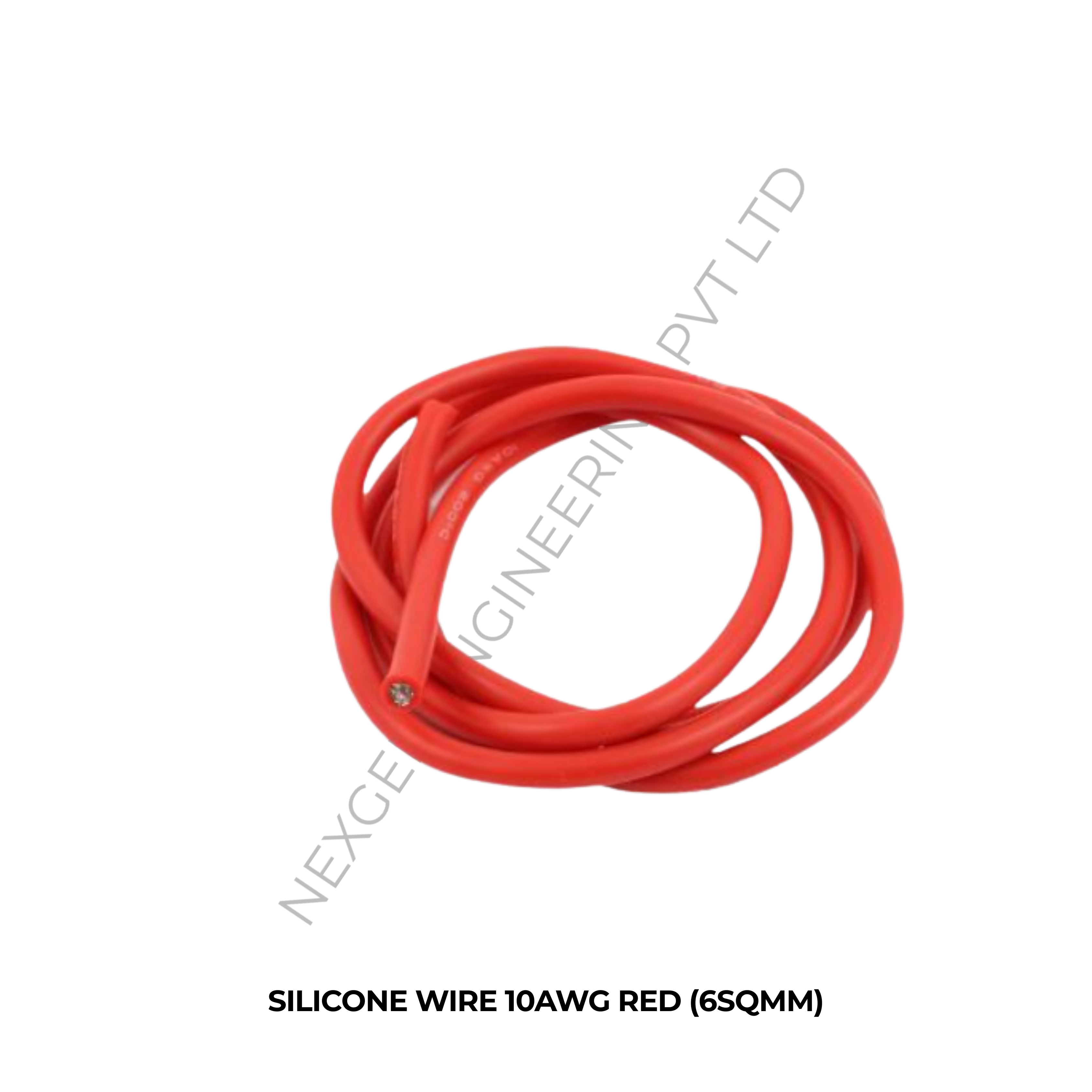 SILICONE WIRE 10AWG RED (6SQMM)