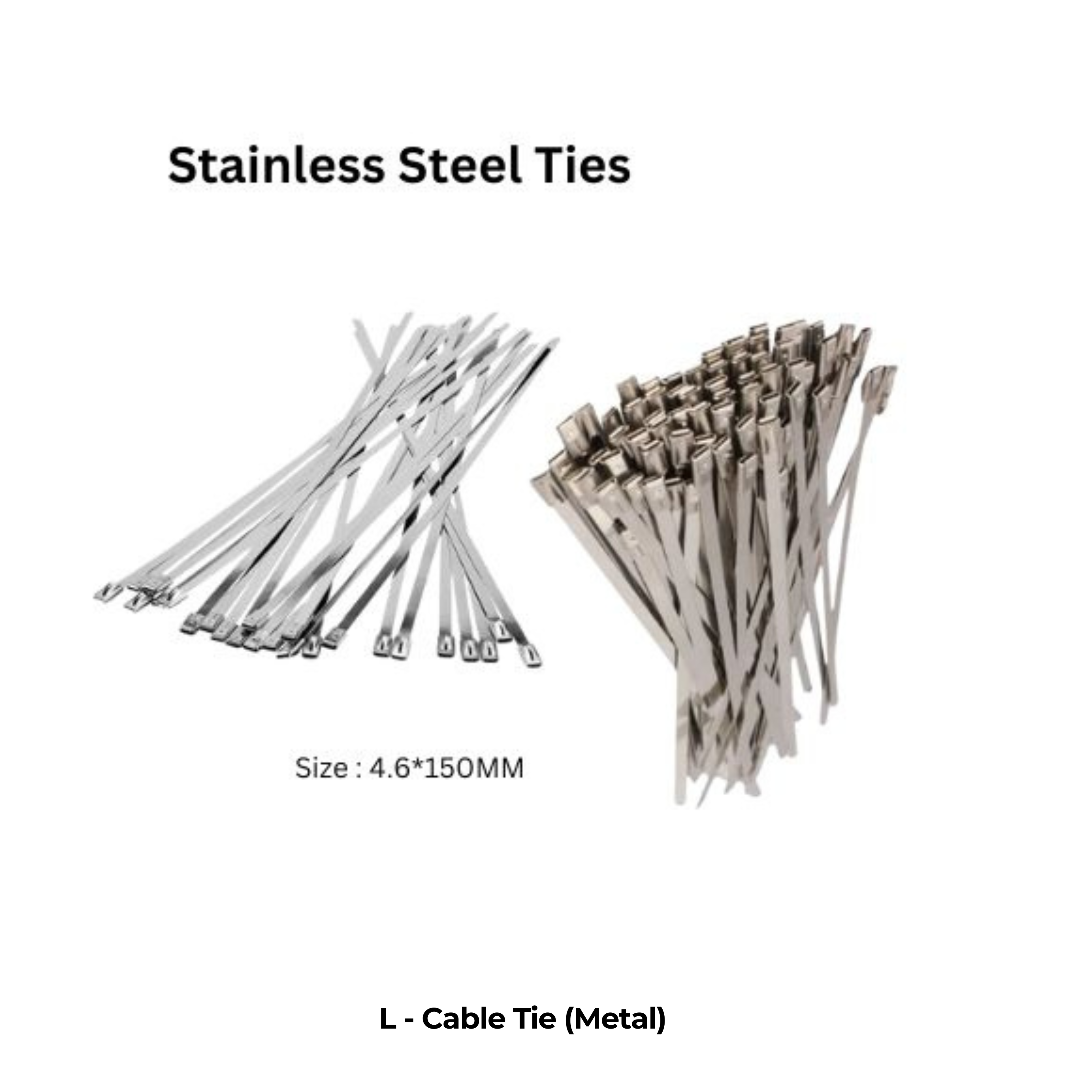 L - Cable Tie (Metal)
